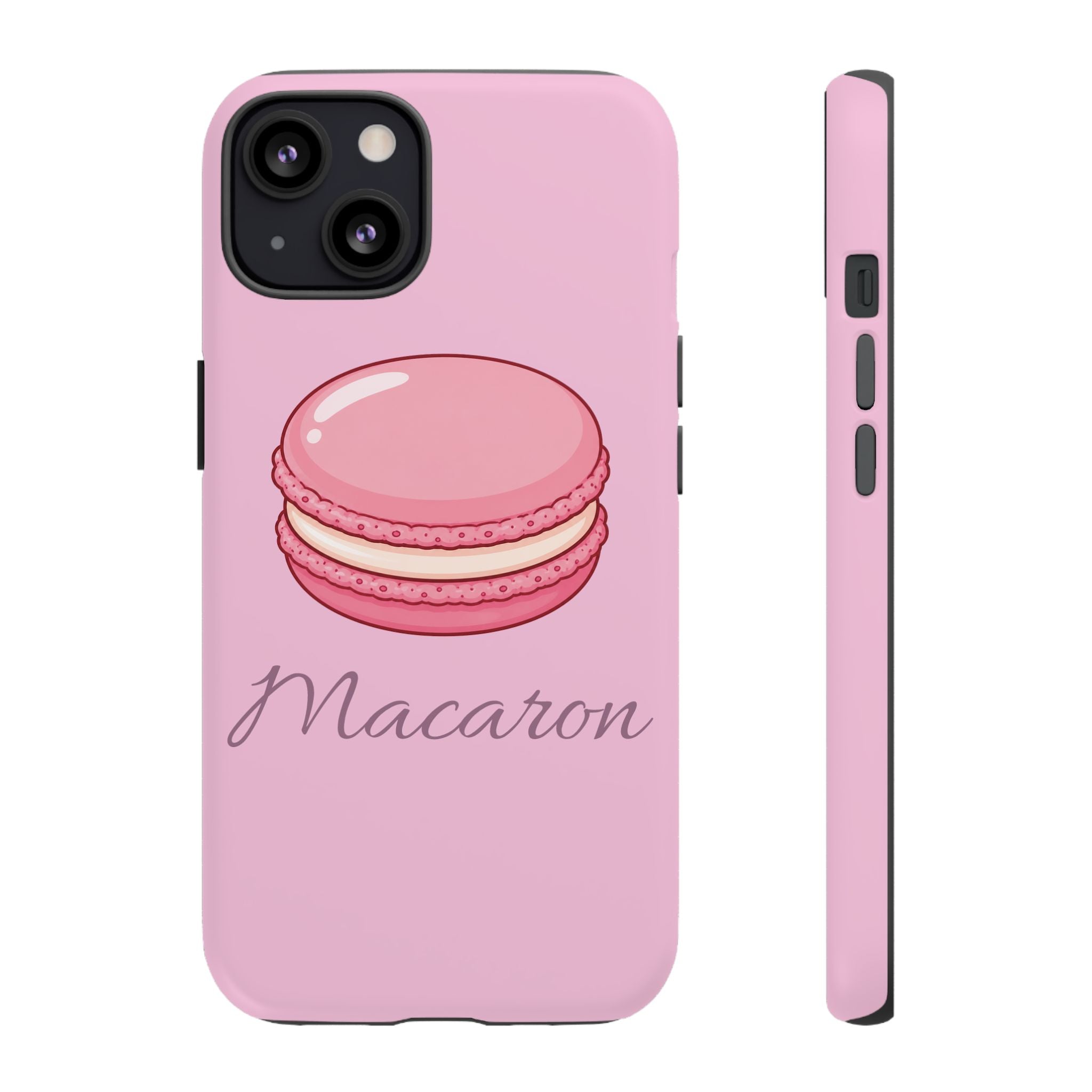 Macaron Phone Case — Cute Dessert Illustration