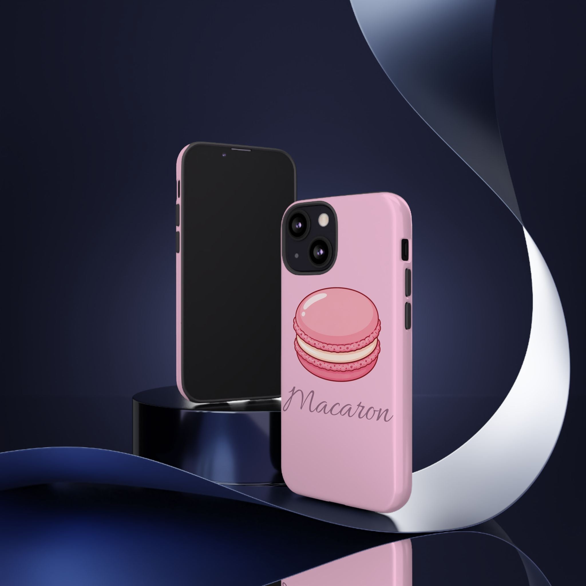Macaron Phone Case — Cute Dessert Illustration
