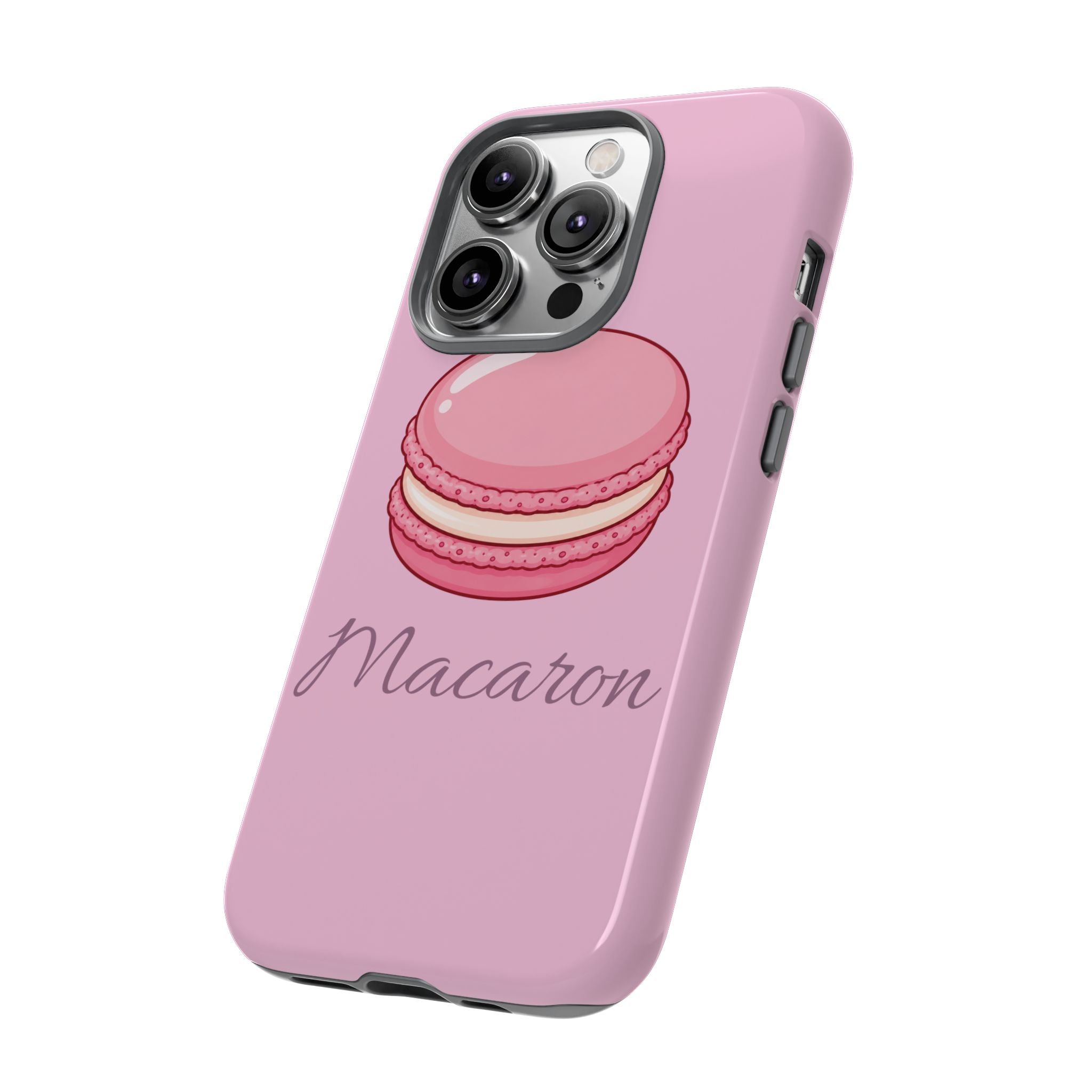 Macaron Phone Case — Cute Dessert Illustration