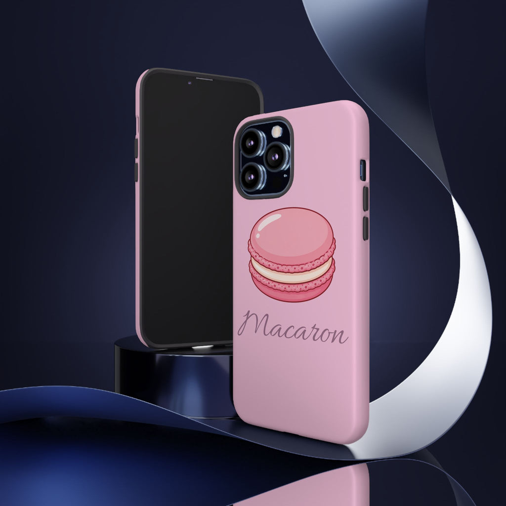Macaron Phone Case — Cute Dessert Illustration