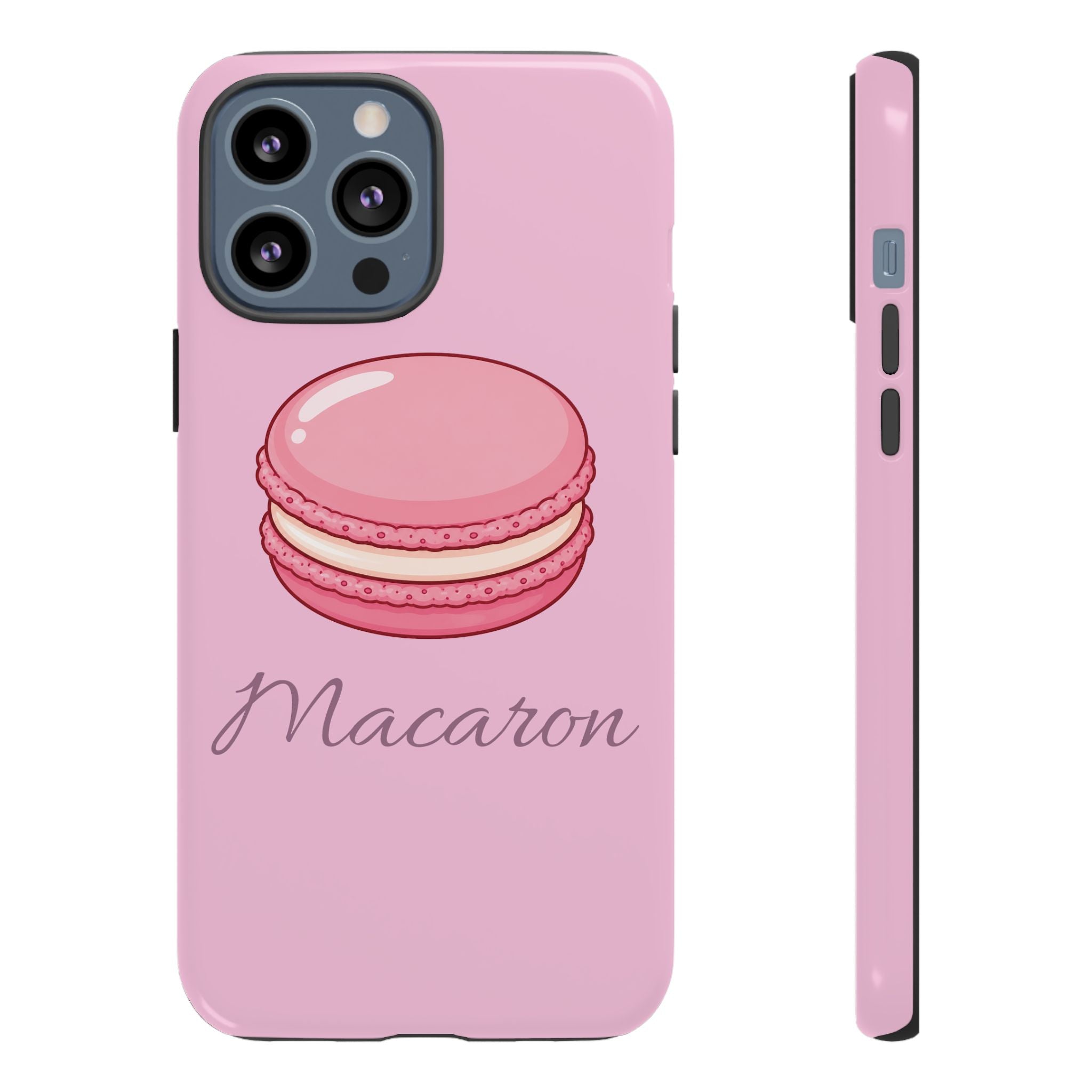 Macaron Phone Case — Cute Dessert Illustration