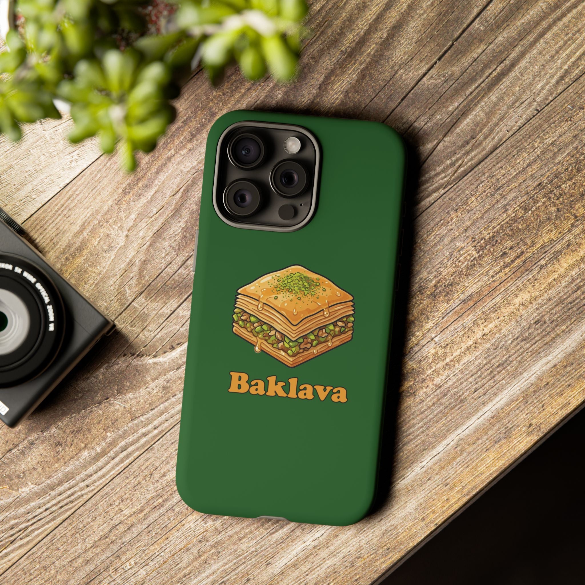 Baklava Phone Case — Cute Dessert Illustration
