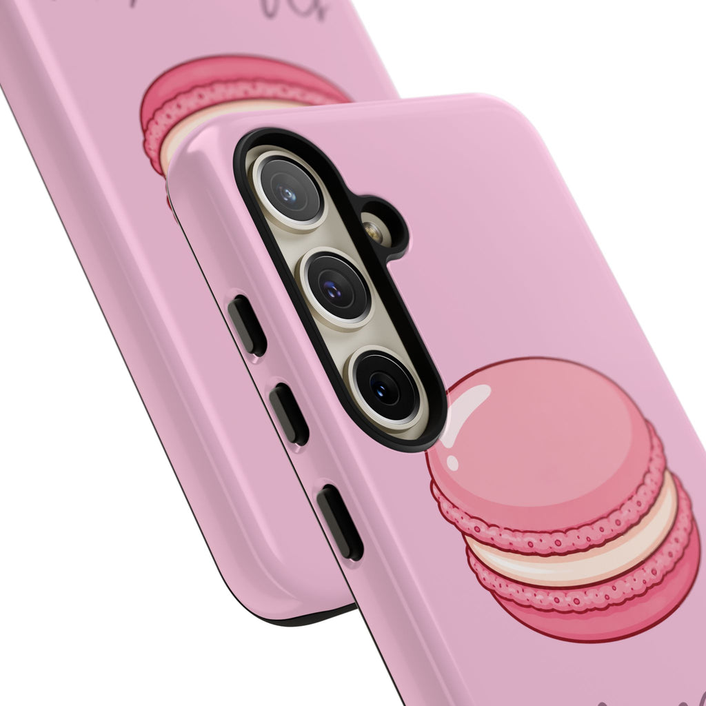 Macaron Phone Case — Cute Dessert Illustration