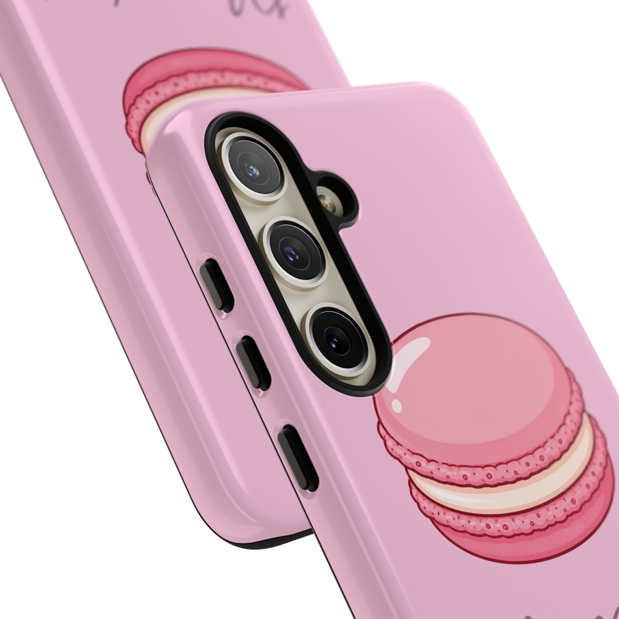 Macaron Phone Case — Cute Dessert Illustration