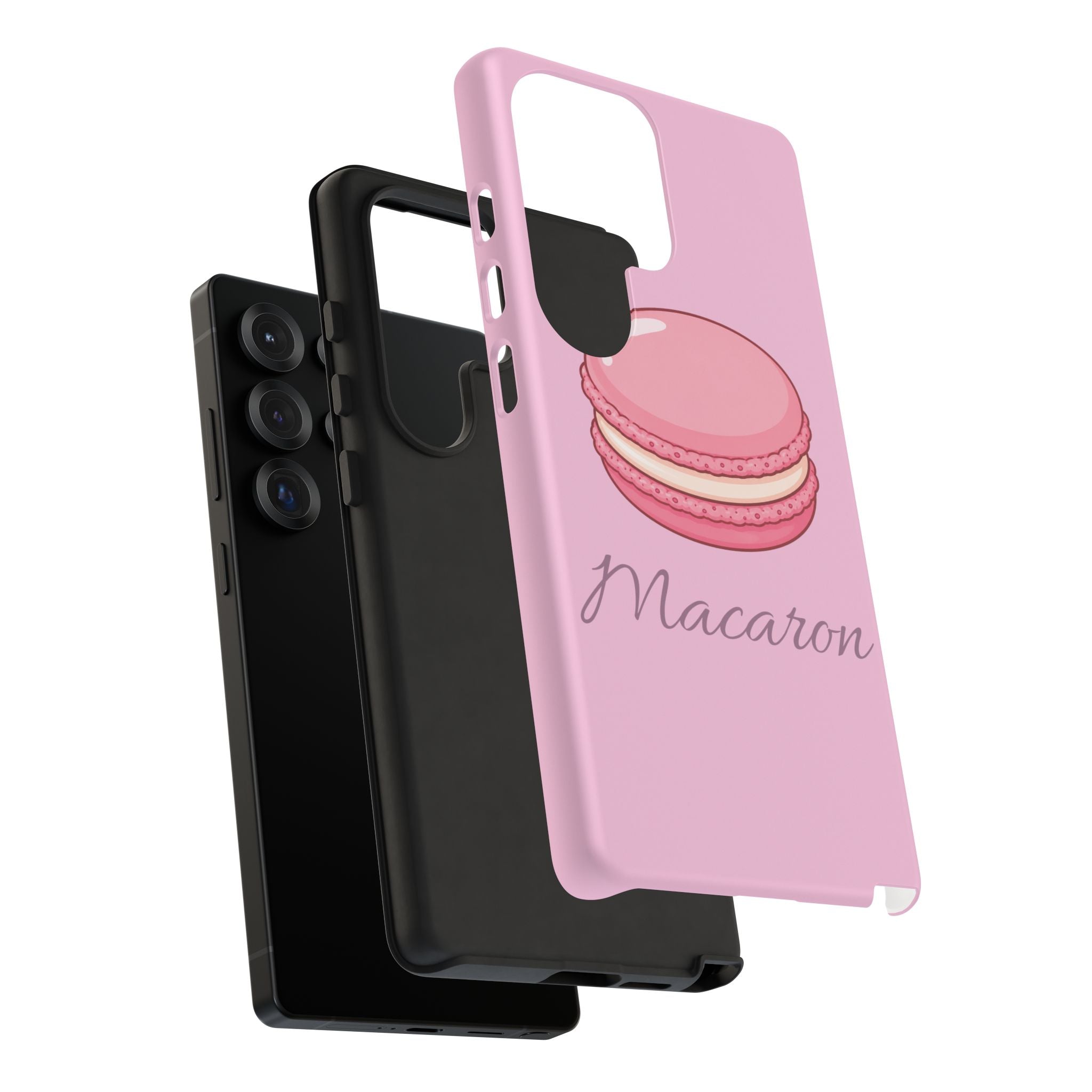 Macaron Phone Case — Cute Dessert Illustration