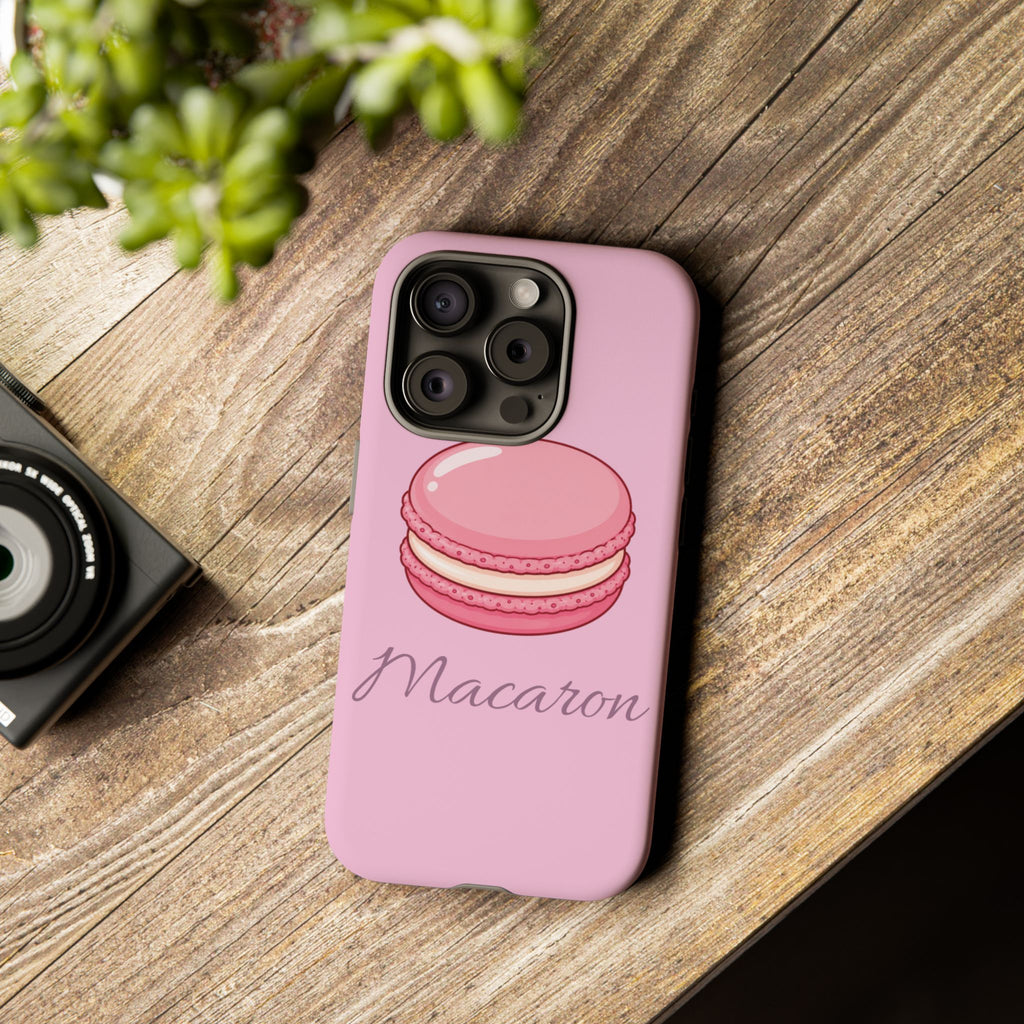 Macaron Phone Case — Cute Dessert Illustration