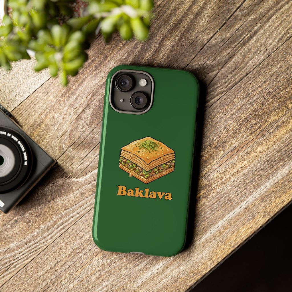 Baklava Phone Case — Cute Dessert Illustration