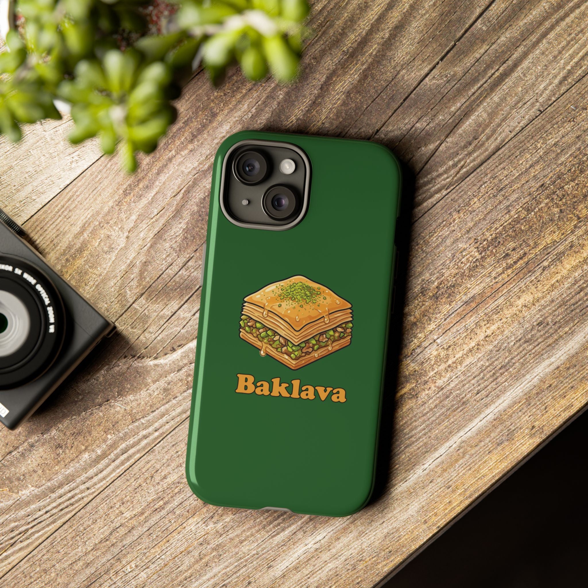 Baklava Phone Case — Cute Dessert Illustration
