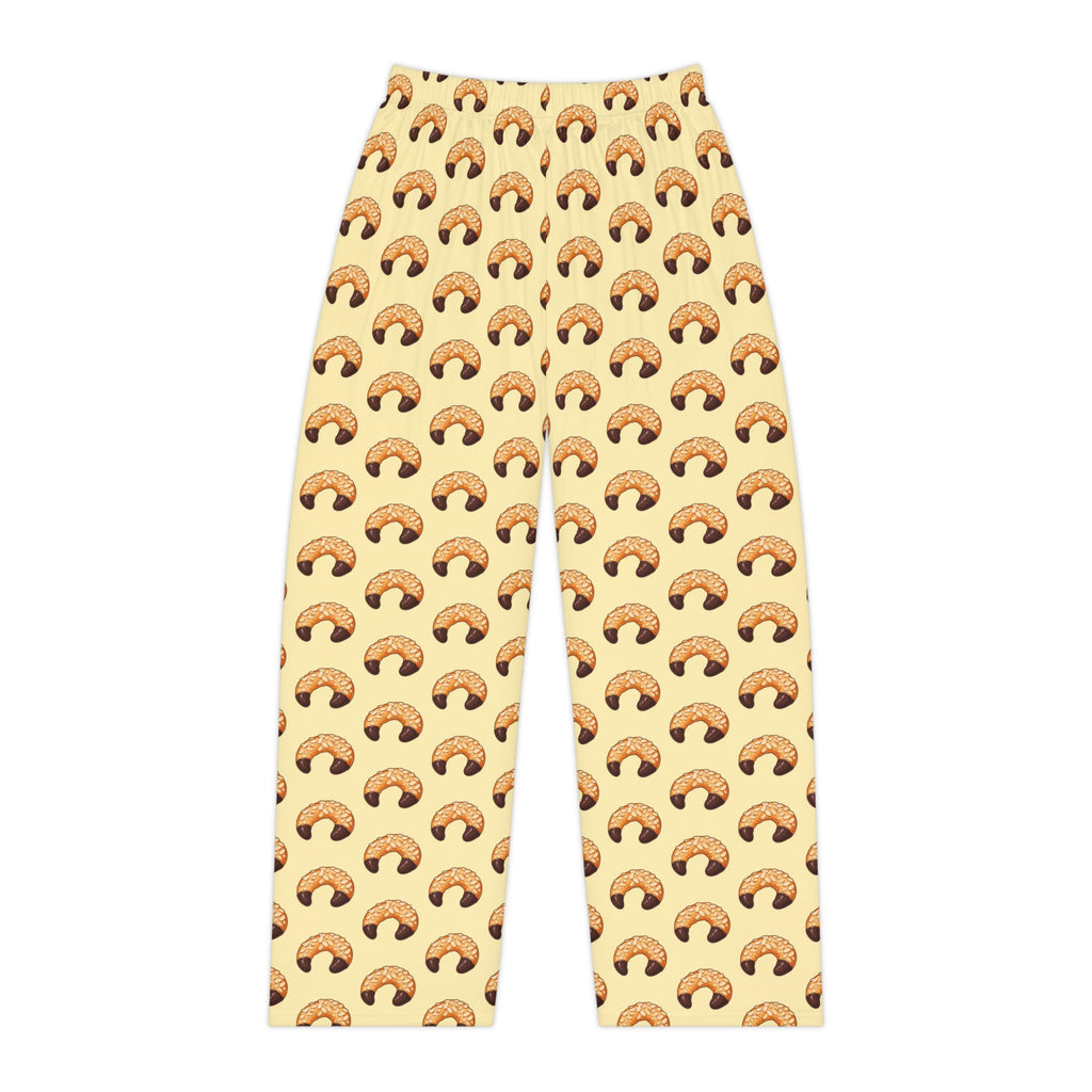 Mandelhörnchen Pattern Pajama Pants — Women's Cozy Lounge Sleepwear
