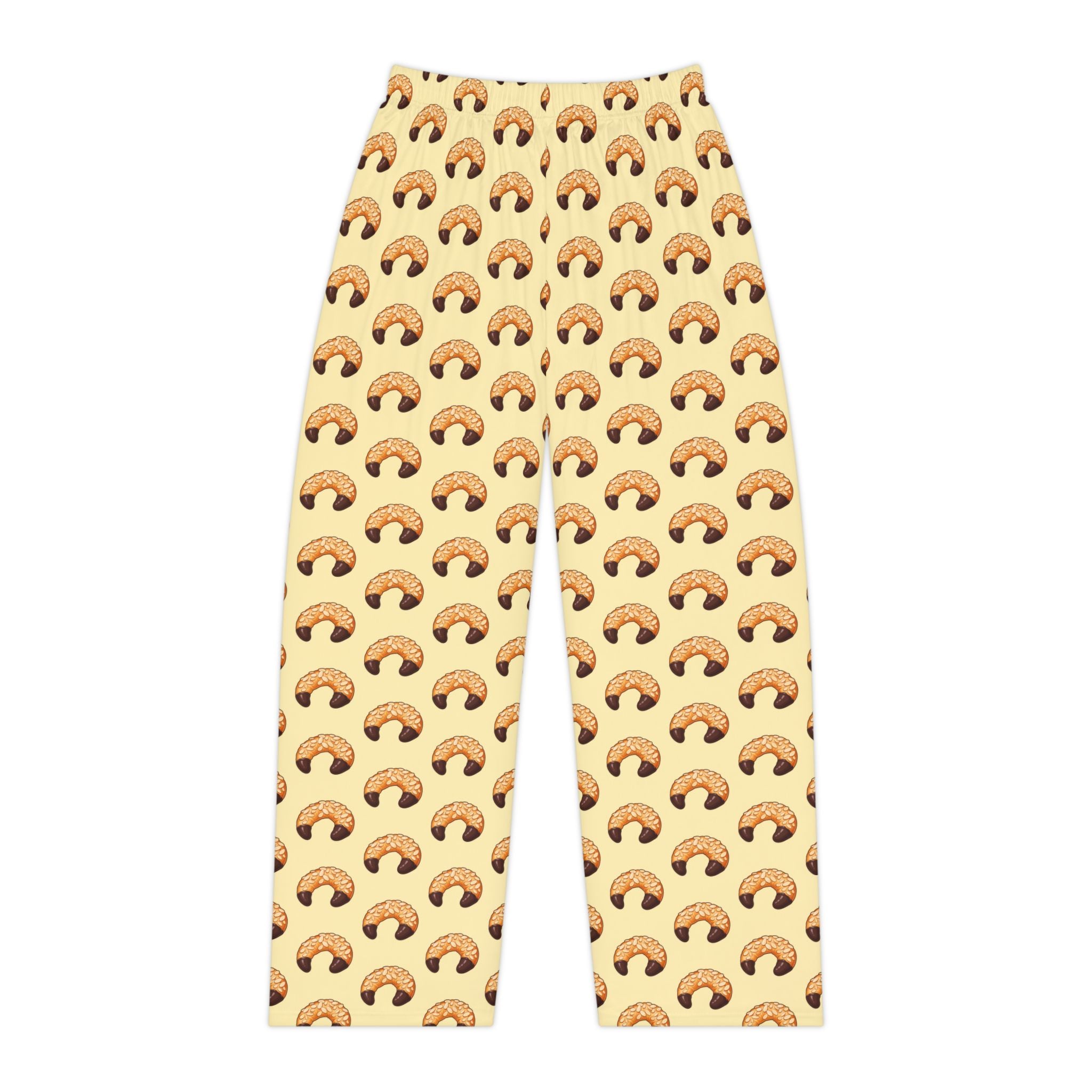 Mandelhörnchen Pattern Pajama Pants — Women's Cozy Lounge Sleepwear