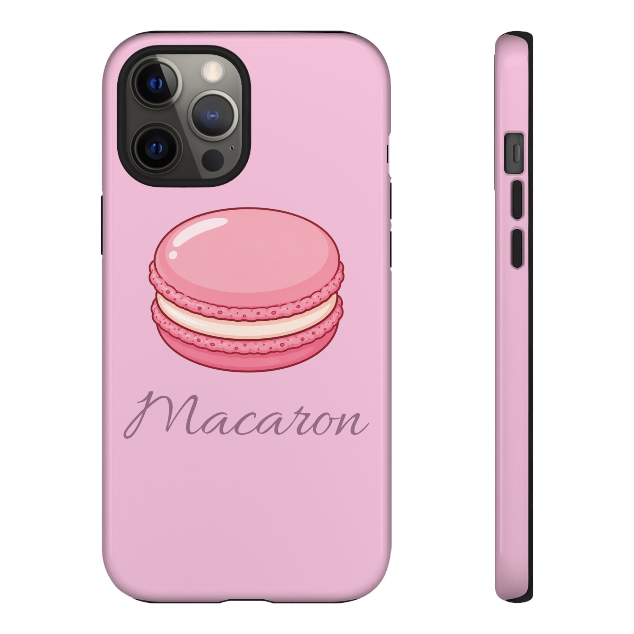 Macaron Phone Case — Cute Dessert Illustration