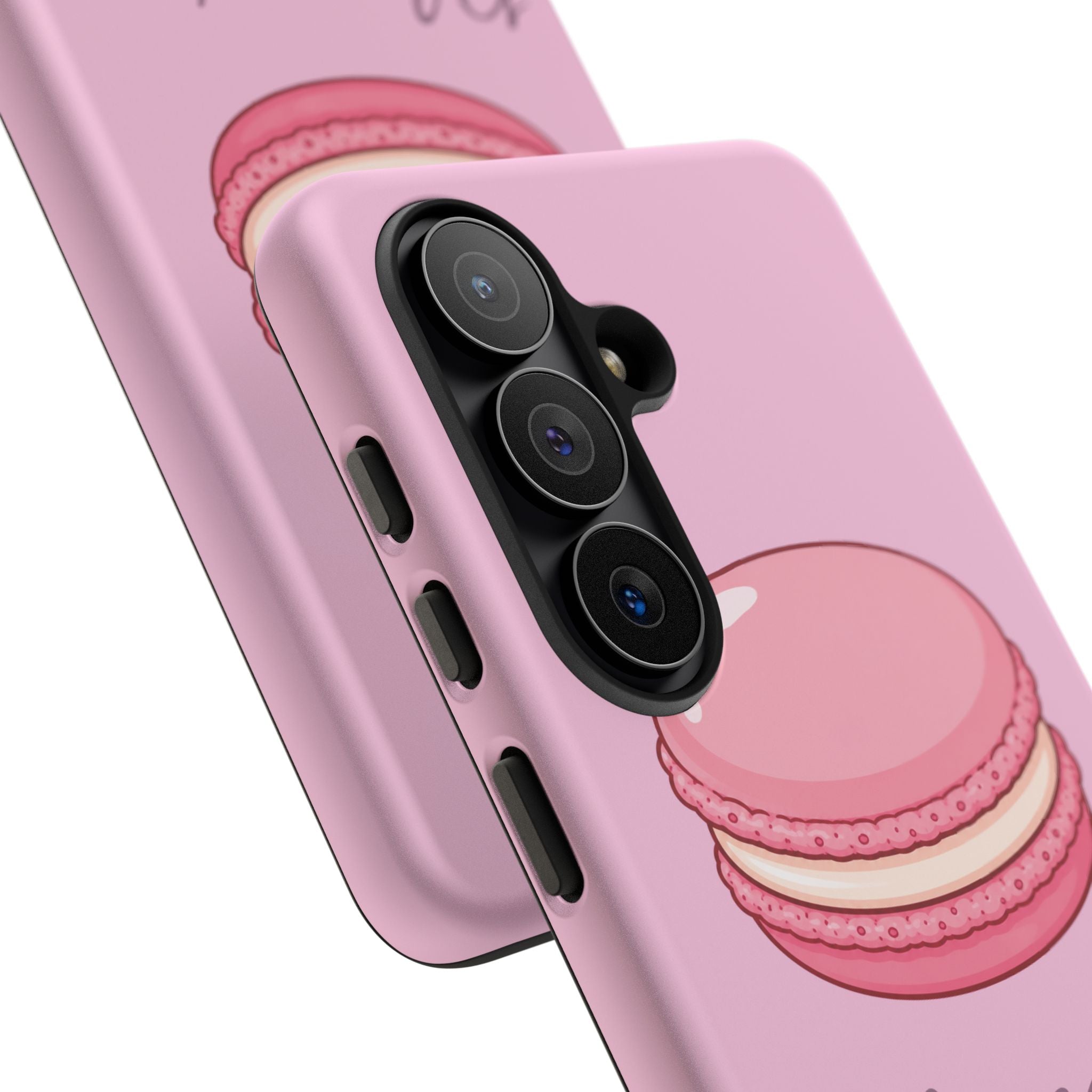 Macaron Phone Case — Cute Dessert Illustration