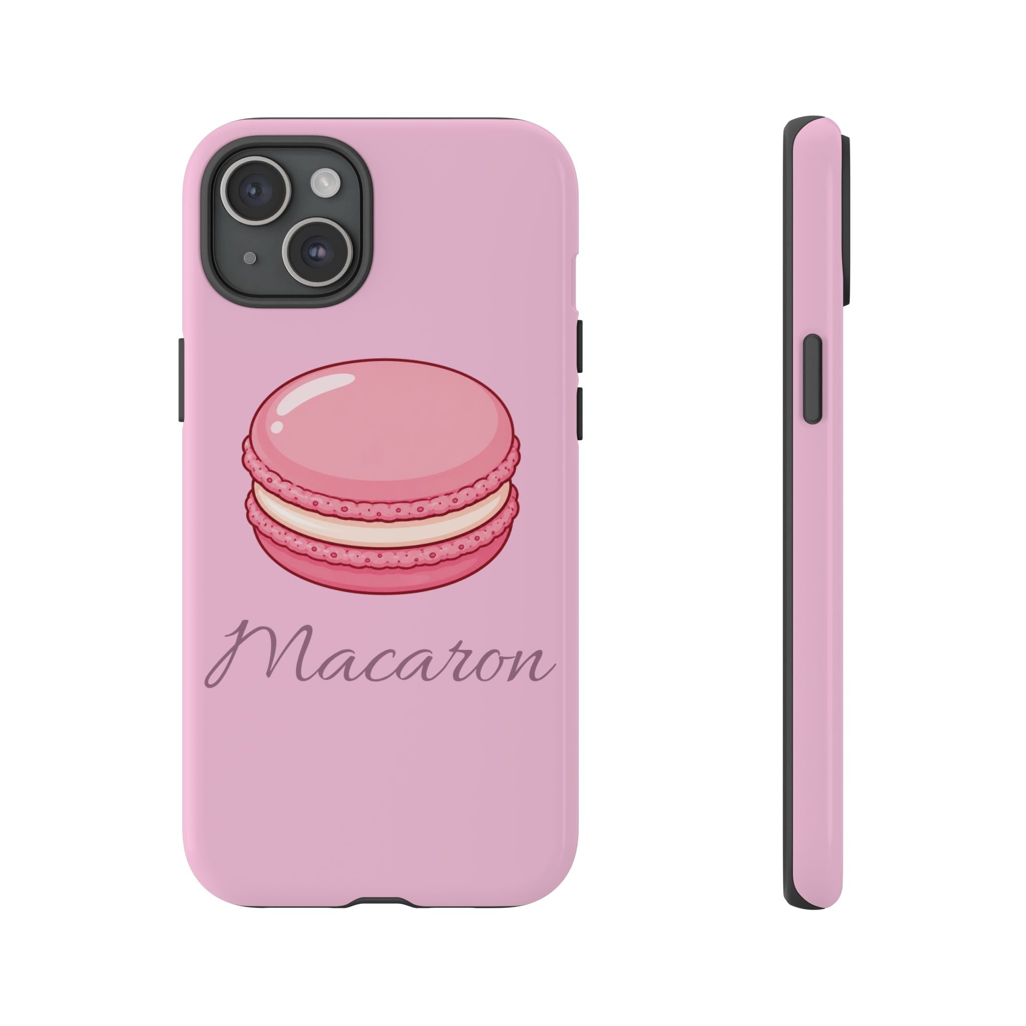 Macaron Phone Case — Cute Dessert Illustration