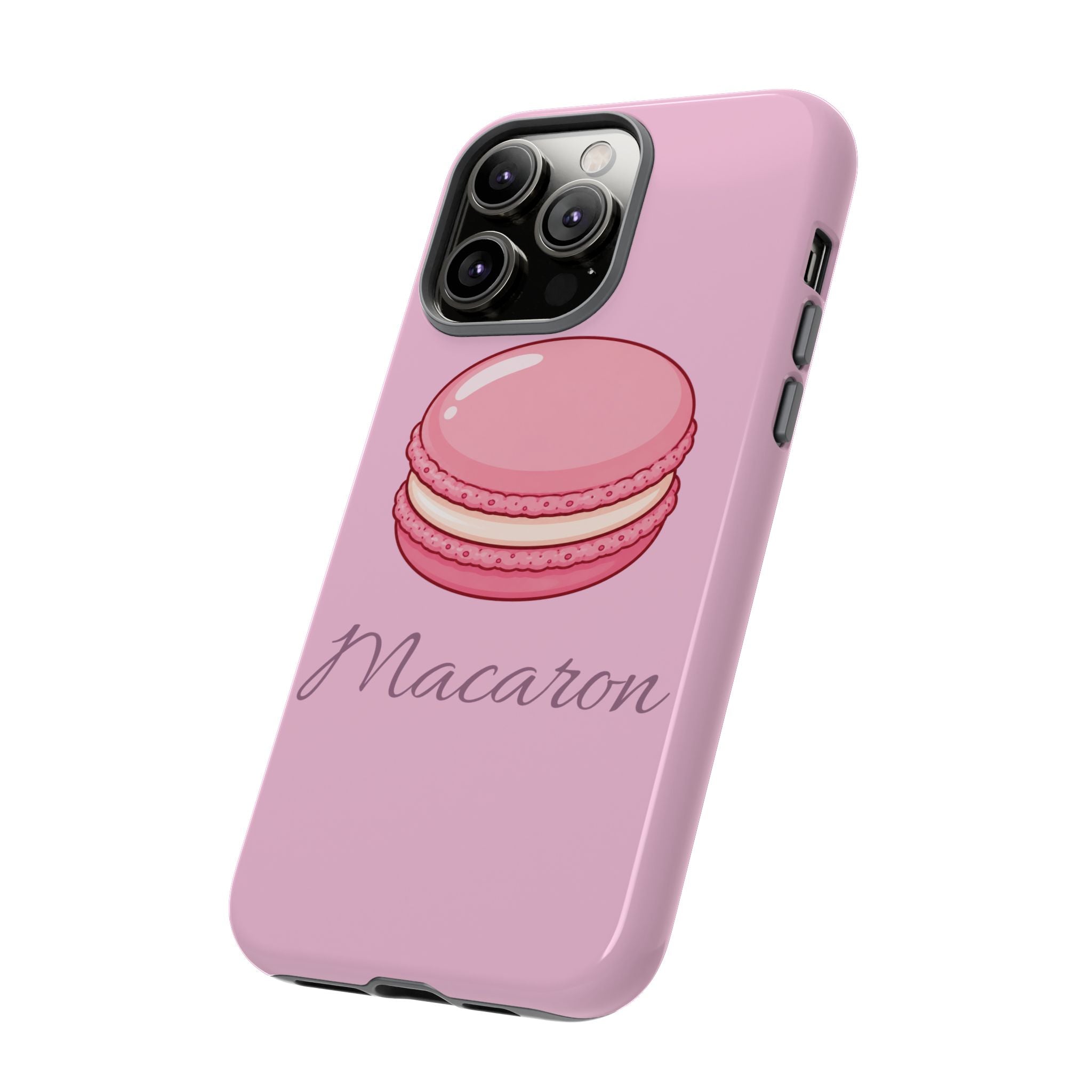 Macaron Phone Case — Cute Dessert Illustration