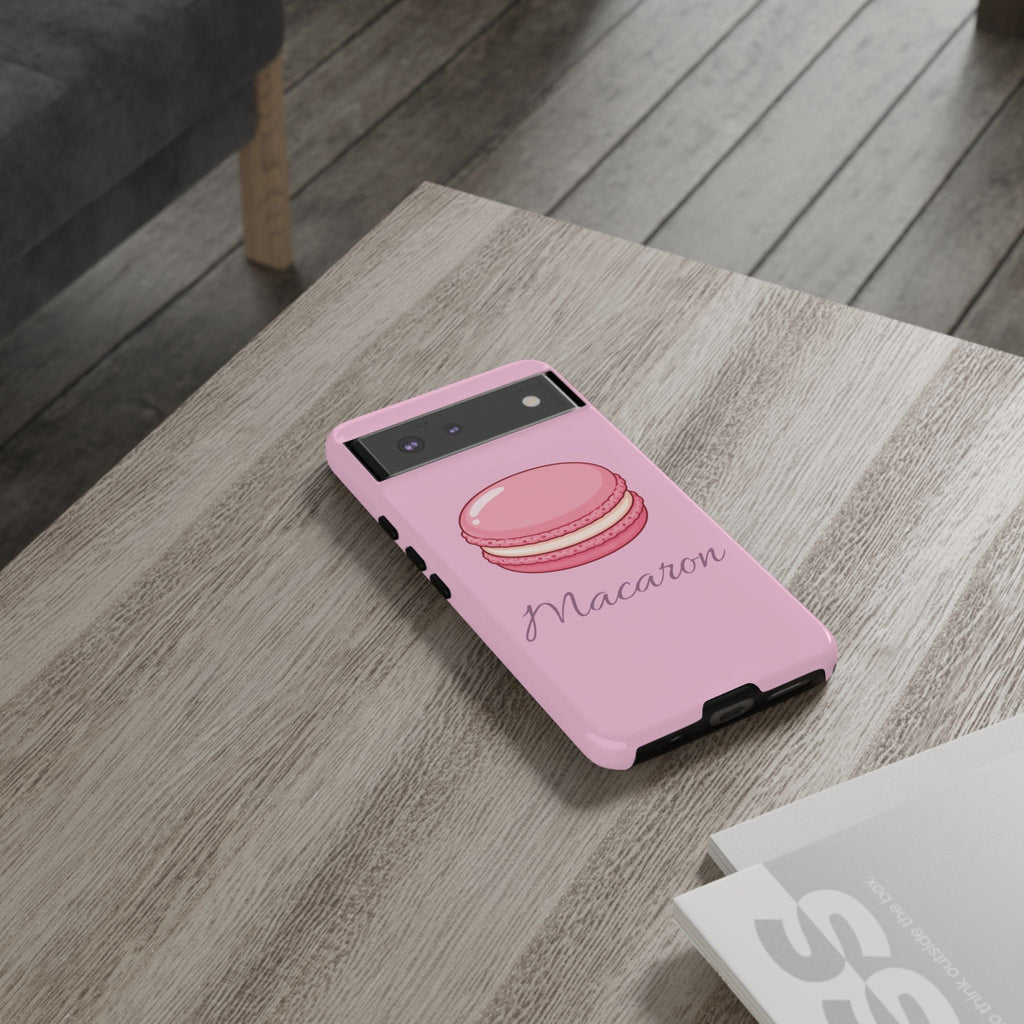 Macaron Phone Case — Cute Dessert Illustration