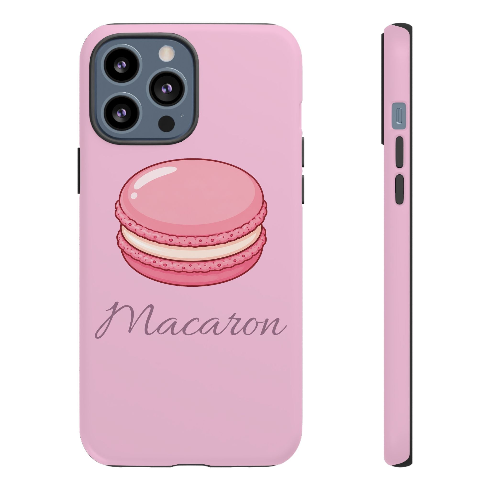 Macaron Phone Case — Cute Dessert Illustration