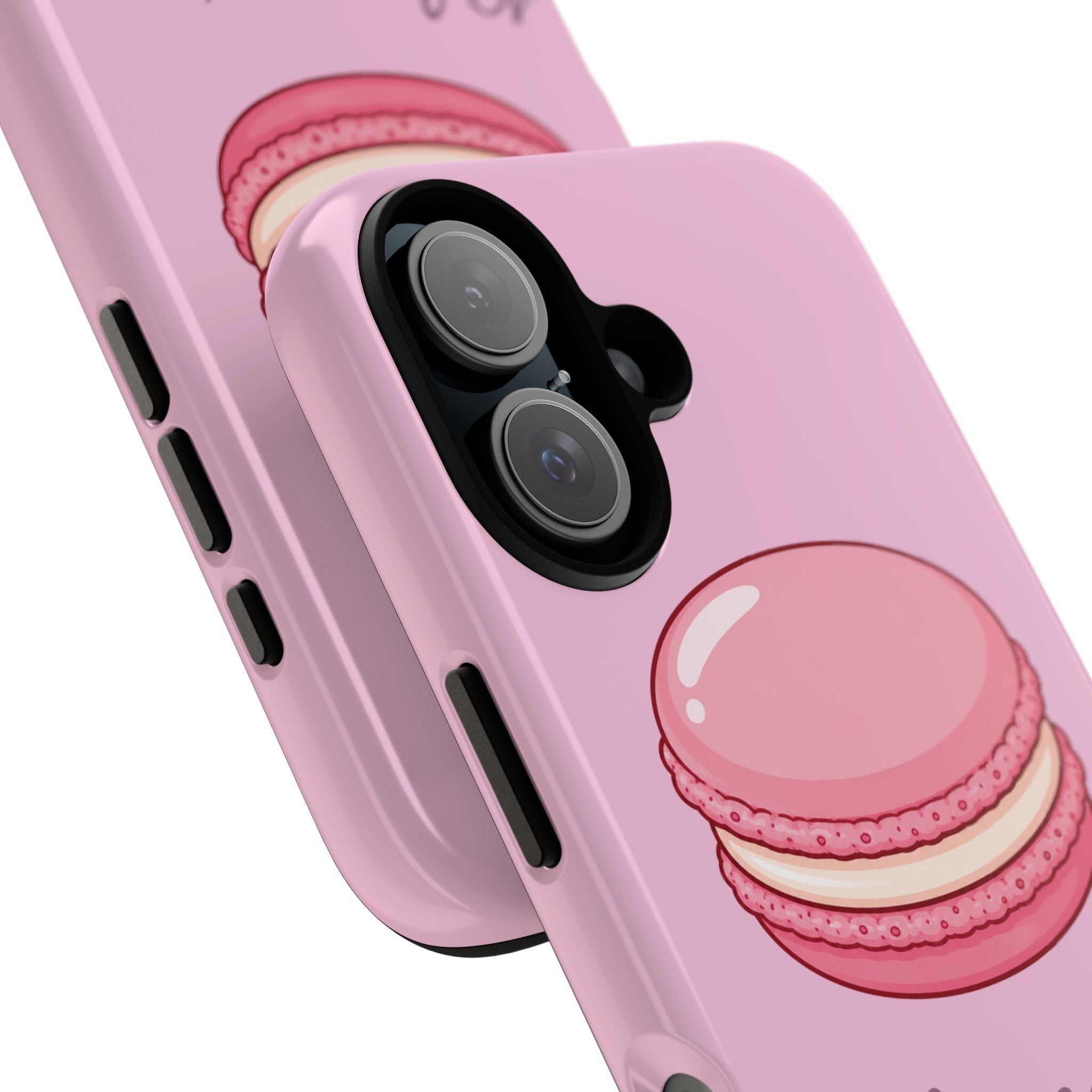 Macaron Phone Case — Cute Dessert Illustration