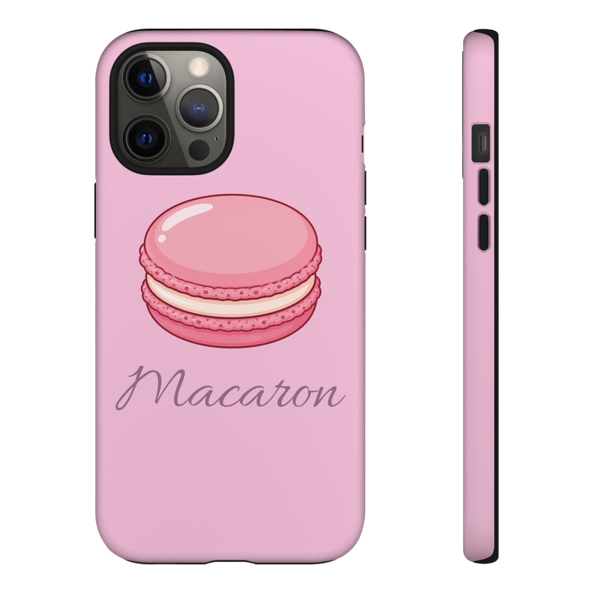 Macaron Phone Case — Cute Dessert Illustration