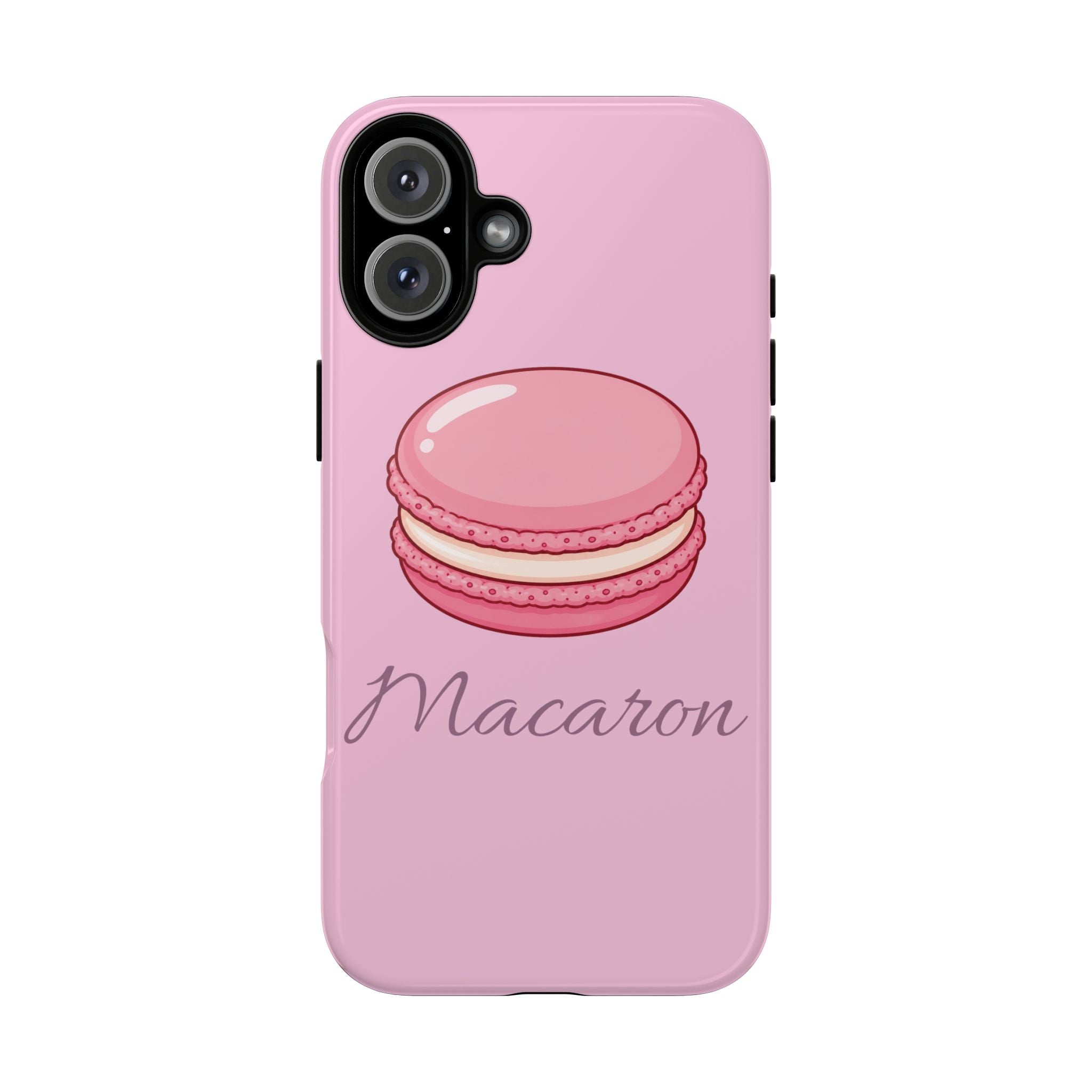 Macaron Phone Case — Cute Dessert Illustration