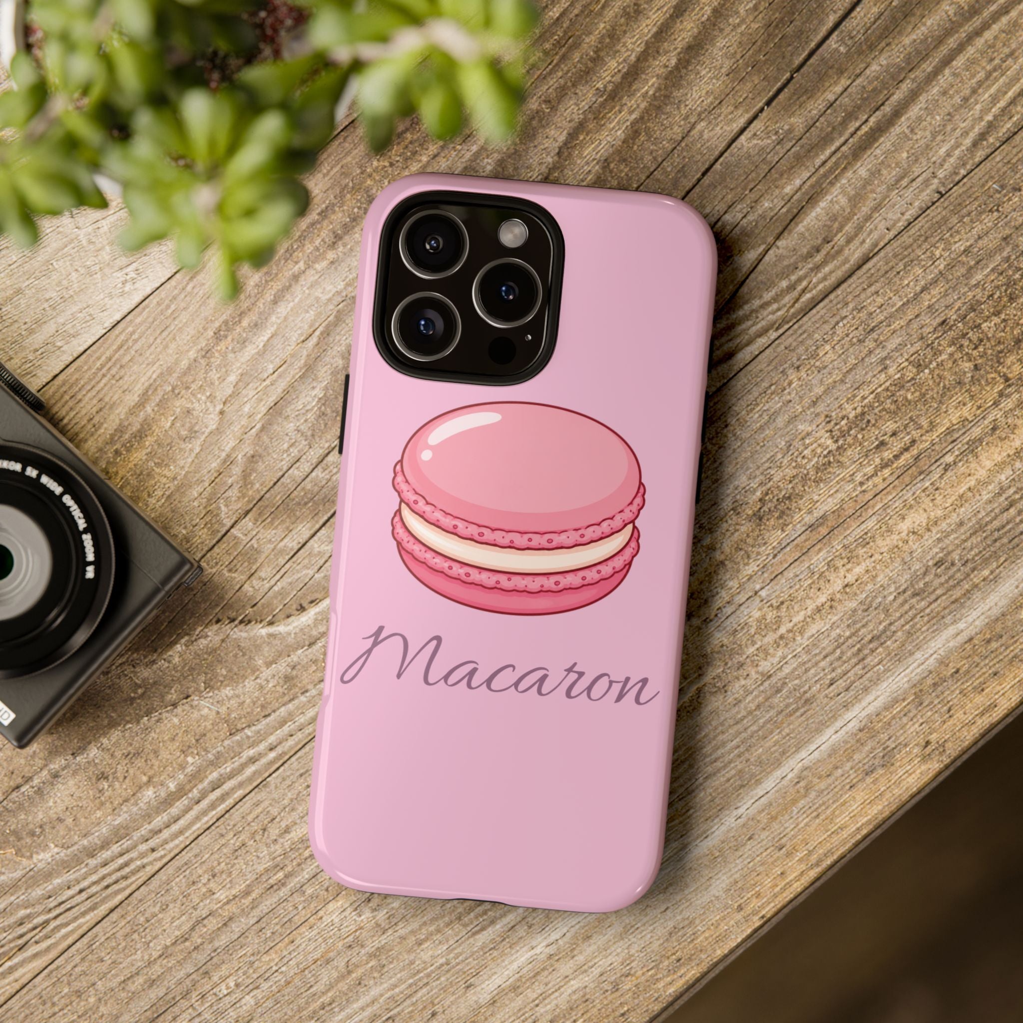 Macaron Phone Case — Cute Dessert Illustration