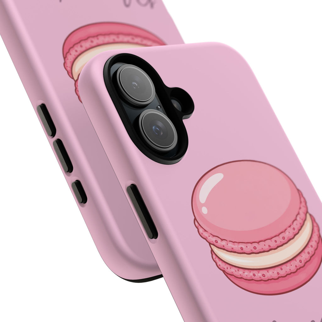 Macaron Phone Case — Cute Dessert Illustration