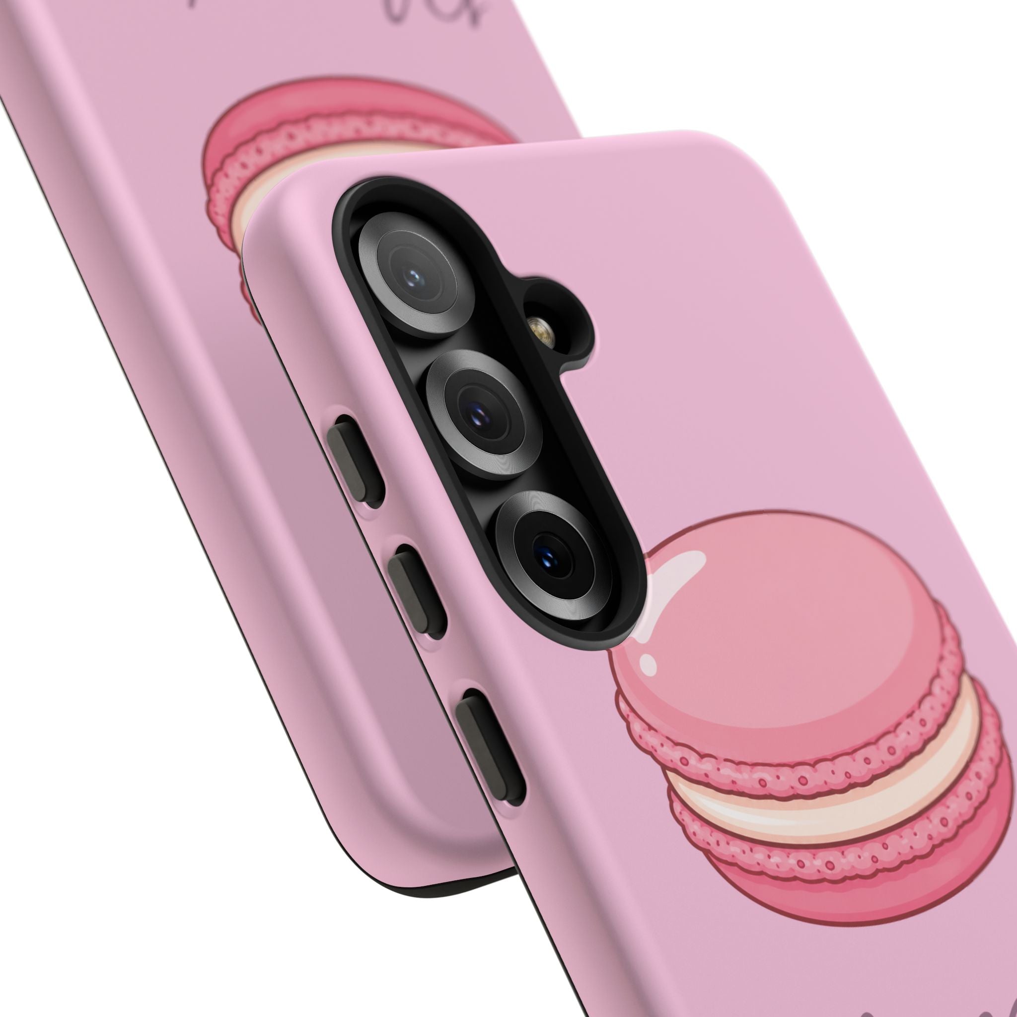 Macaron Phone Case — Cute Dessert Illustration