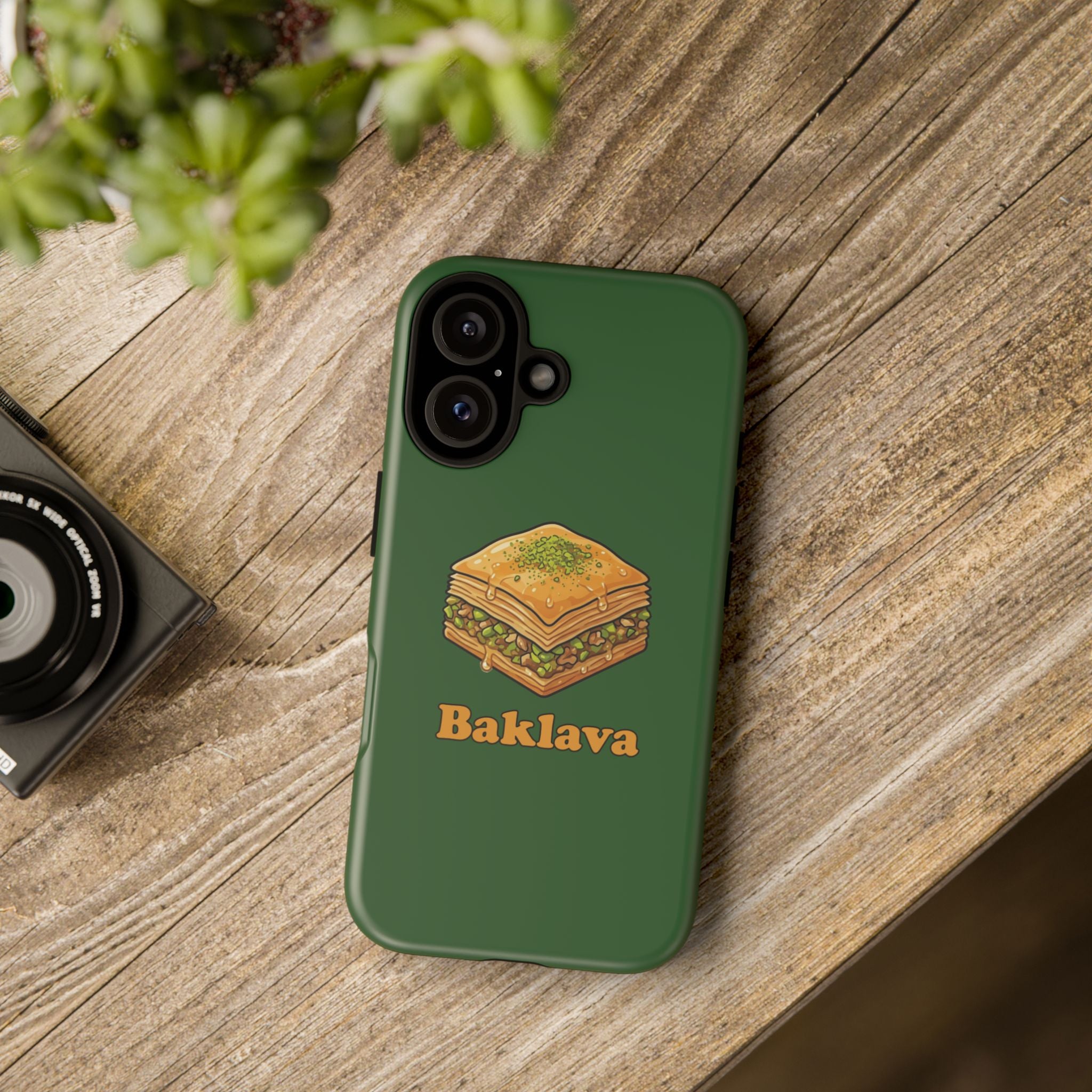 Baklava Phone Case — Cute Dessert Illustration
