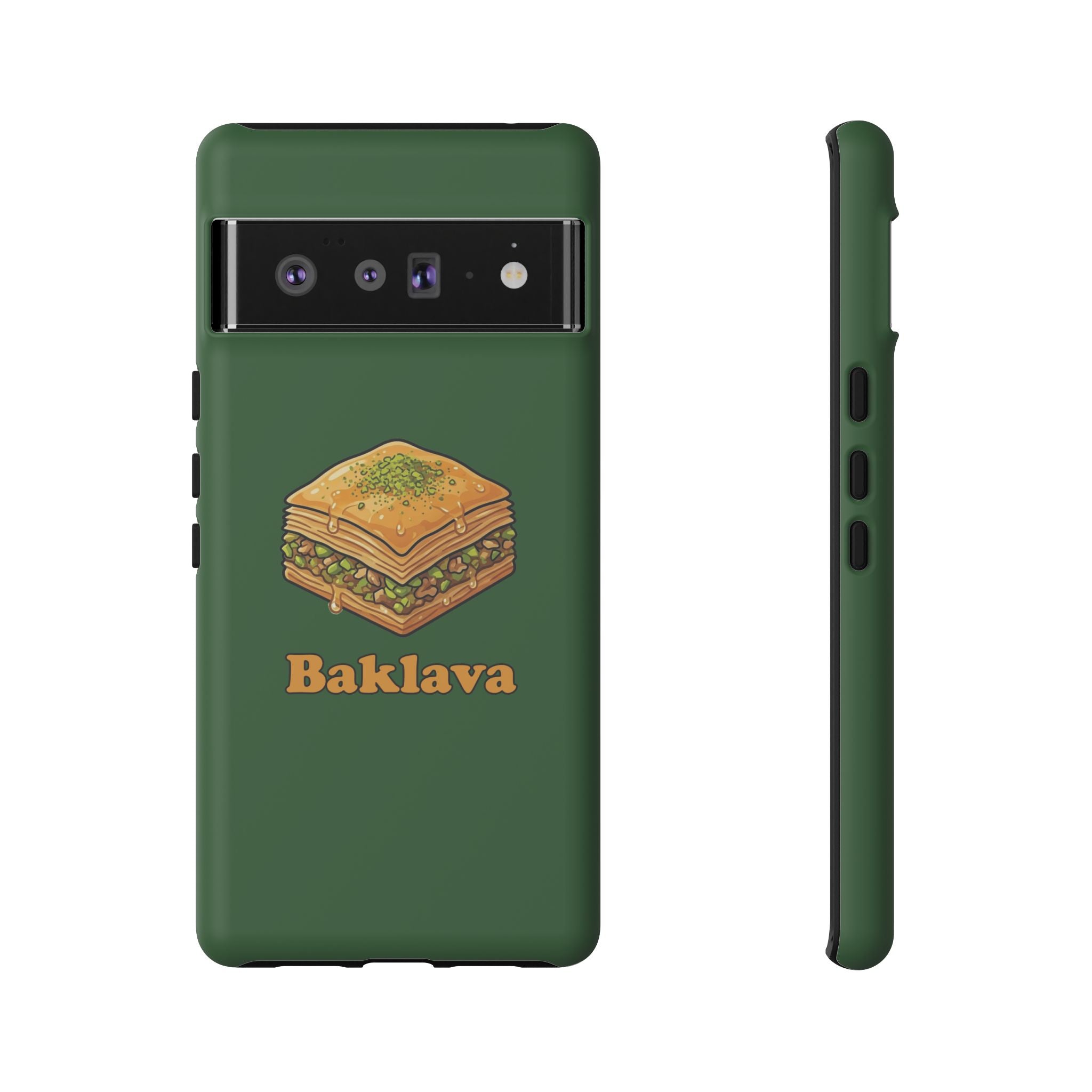 Baklava Phone Case — Cute Dessert Illustration
