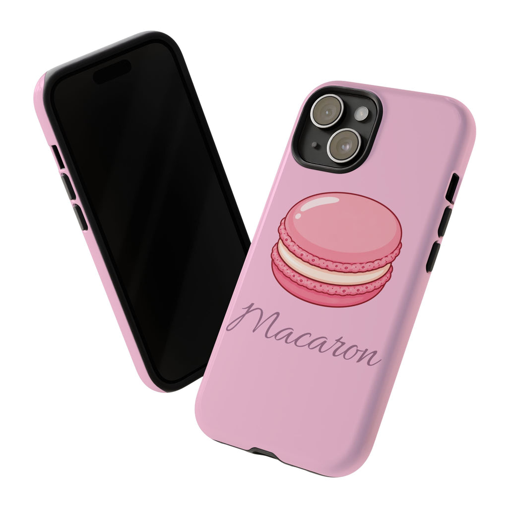 Macaron Phone Case — Cute Dessert Illustration