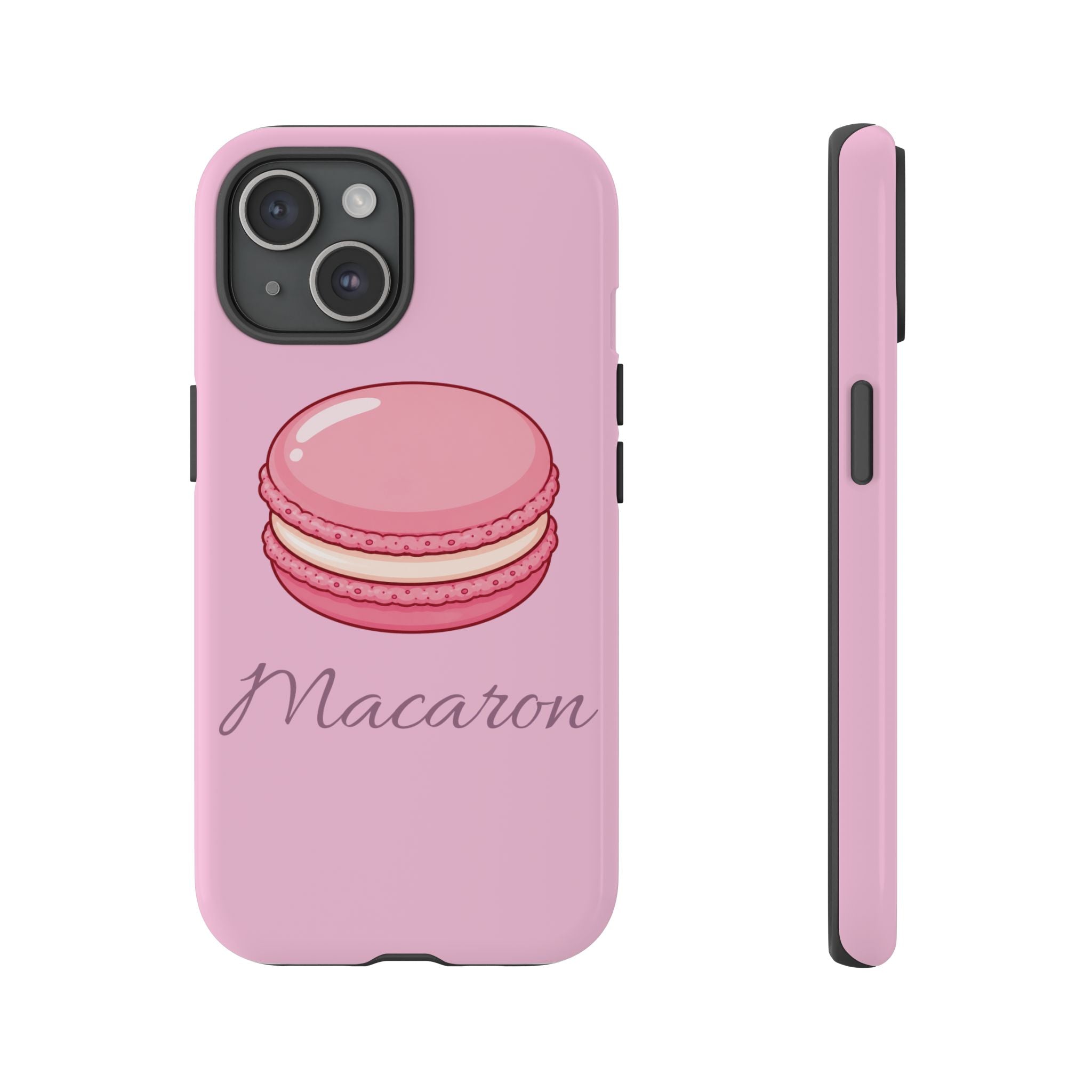 Macaron Phone Case — Cute Dessert Illustration