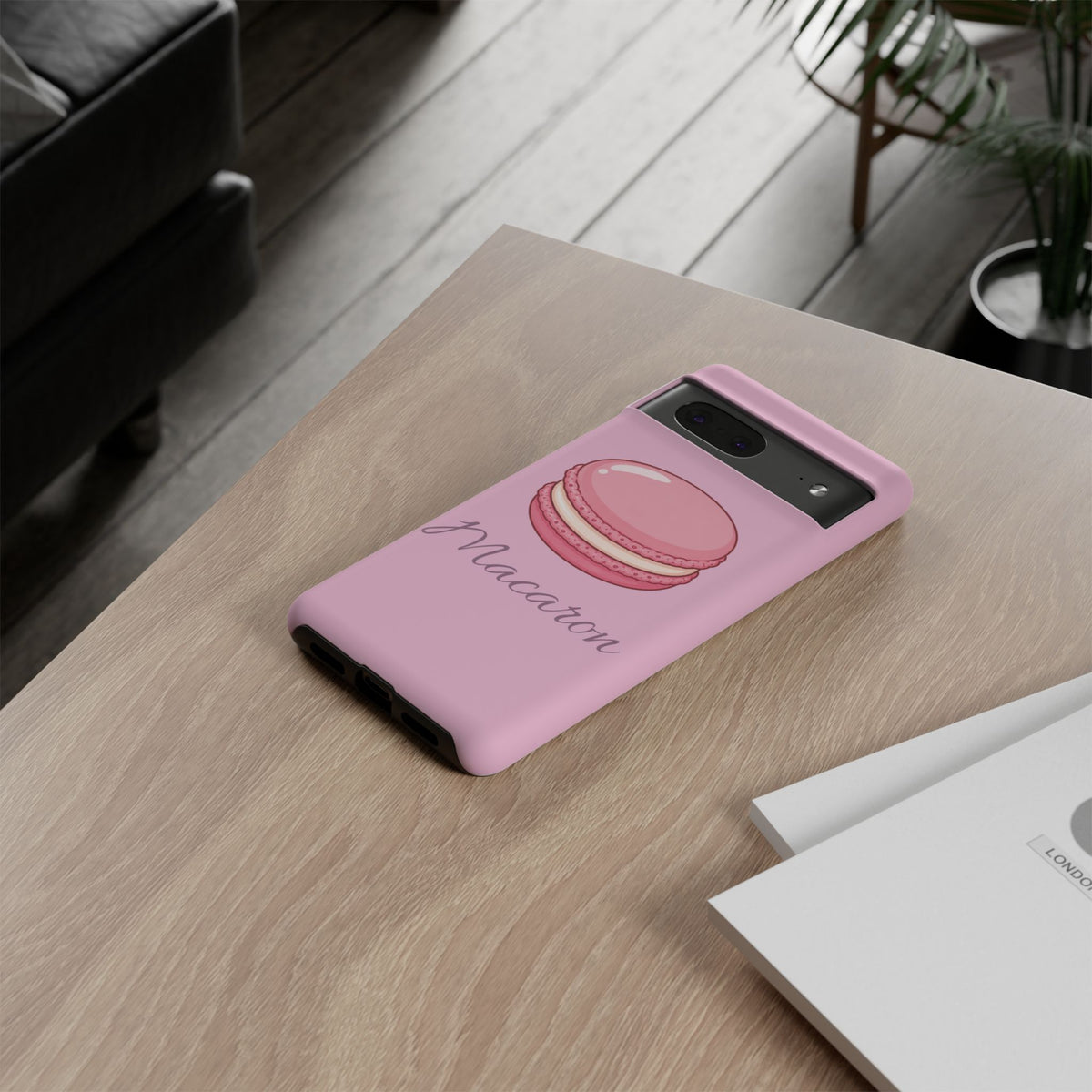 Macaron Phone Case — Cute Dessert Illustration