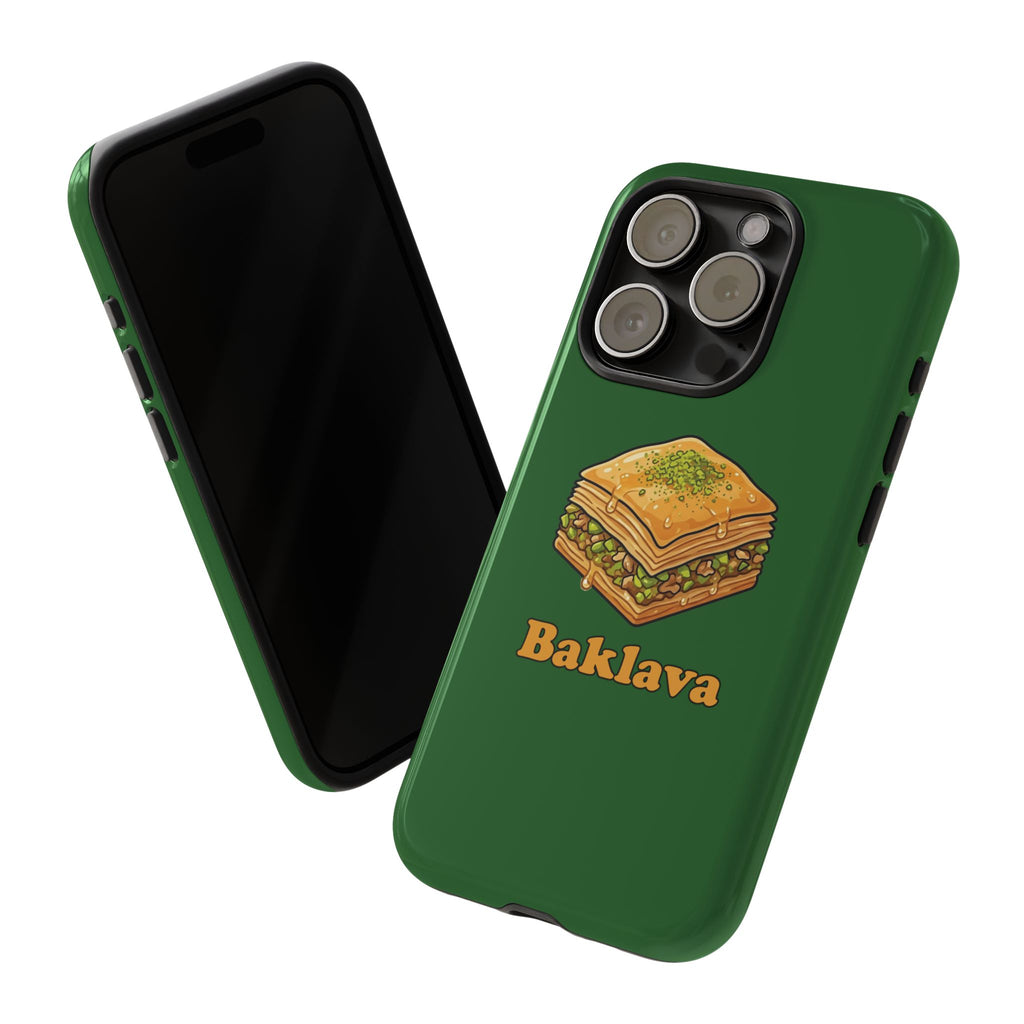 Baklava Phone Case — Cute Dessert Illustration