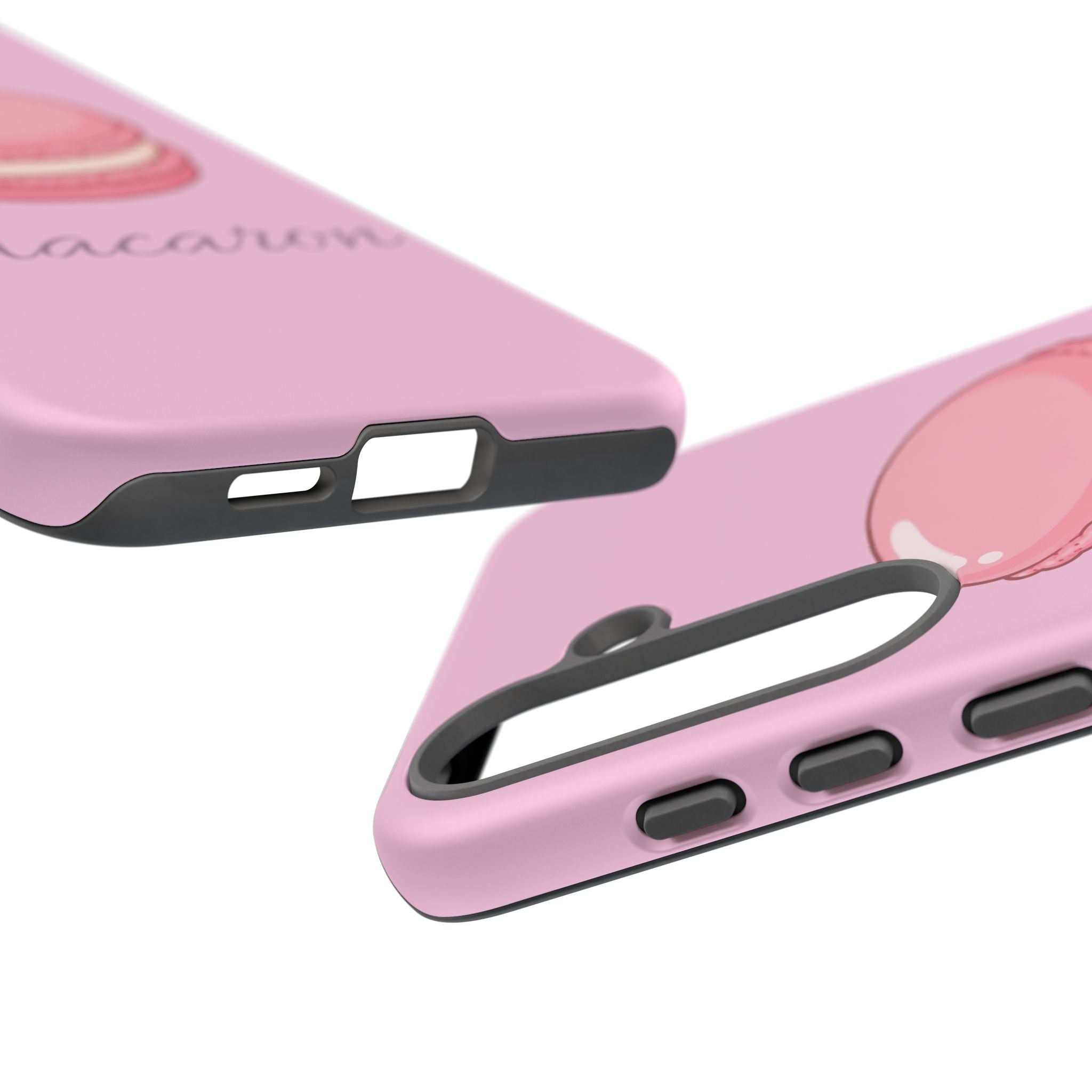 Macaron Phone Case — Cute Dessert Illustration