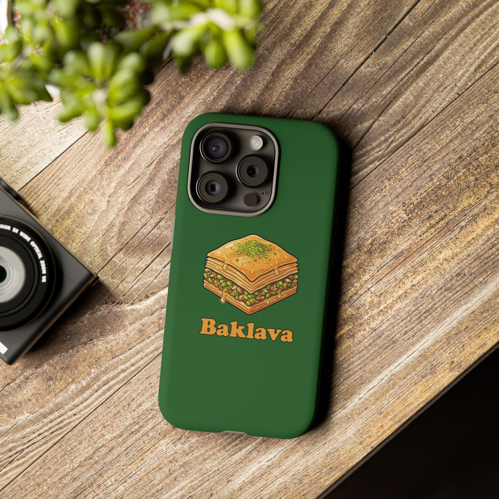Baklava Phone Case — Cute Dessert Illustration