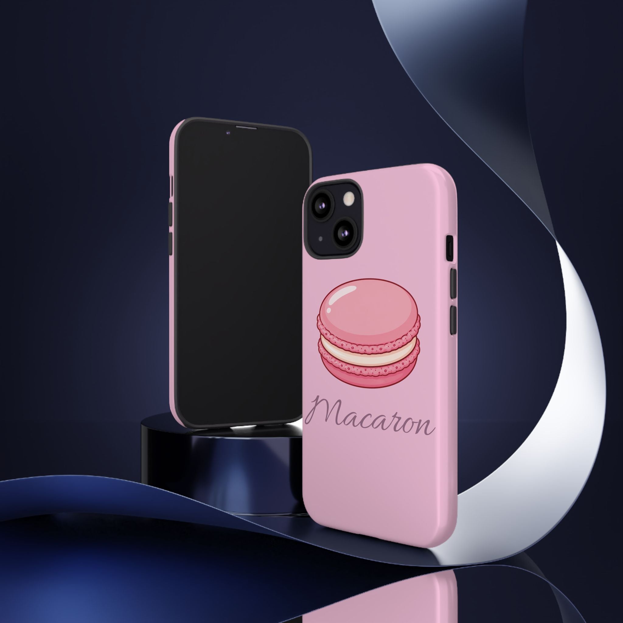 Macaron Phone Case — Cute Dessert Illustration