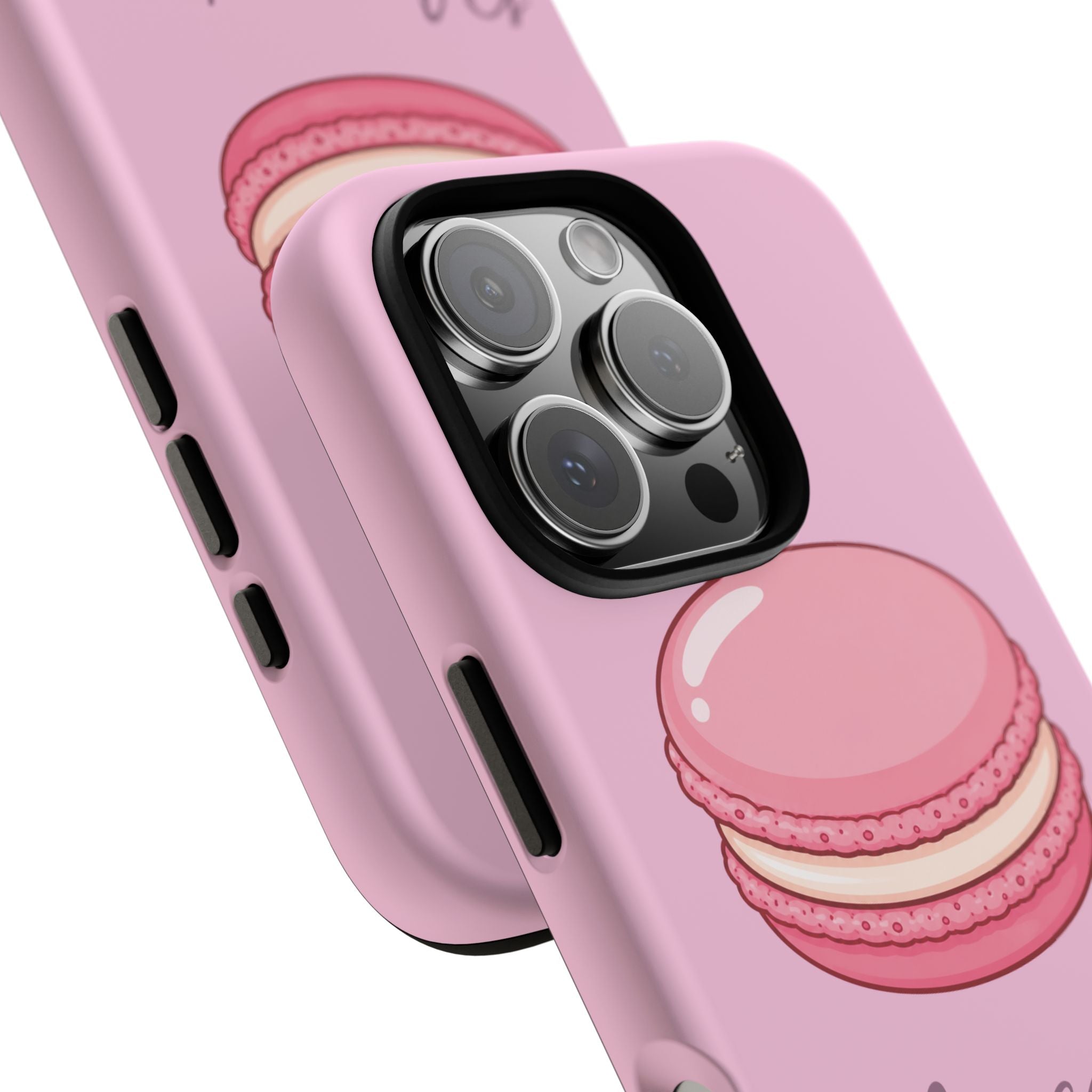 Macaron Phone Case — Cute Dessert Illustration