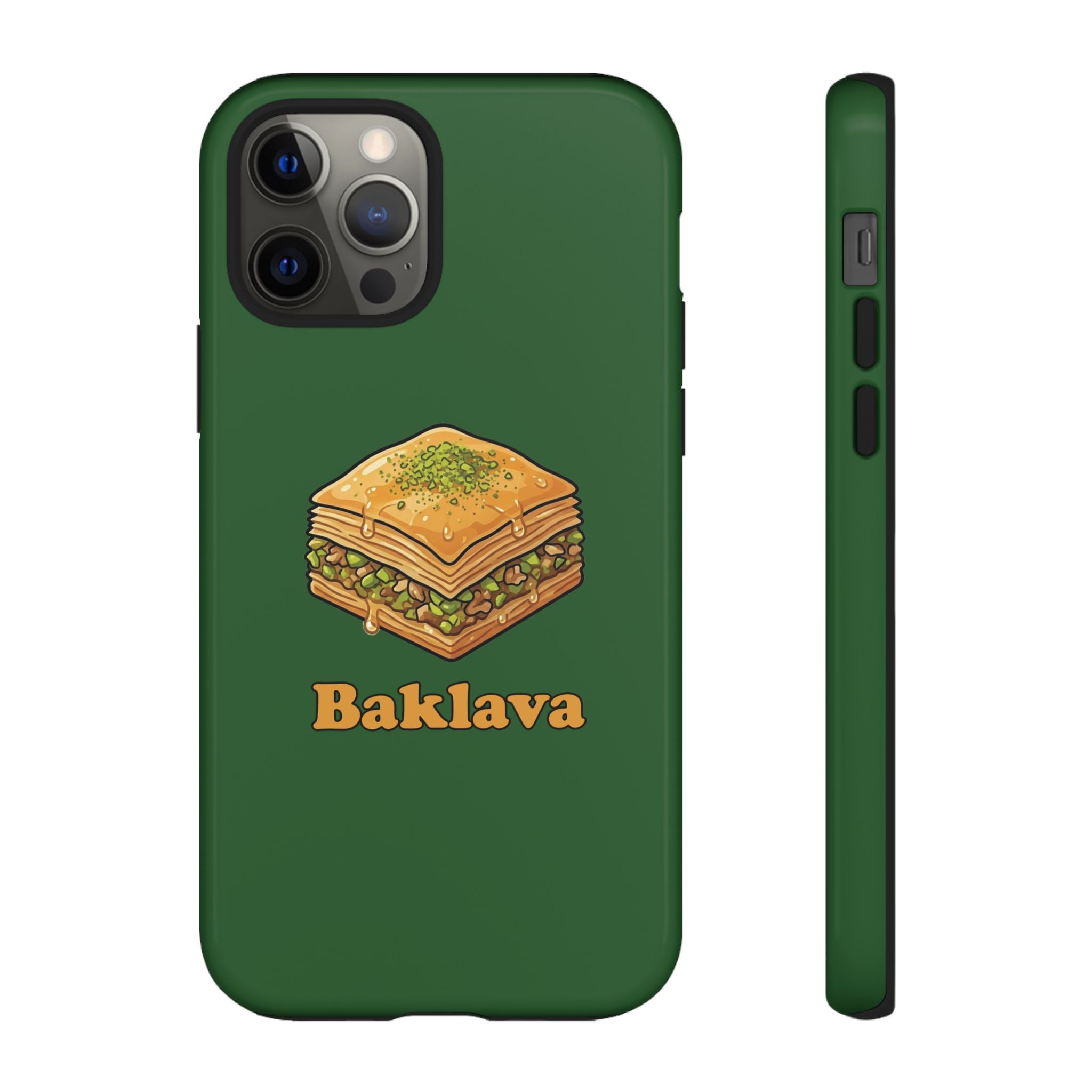 Baklava Phone Case — Cute Dessert Illustration