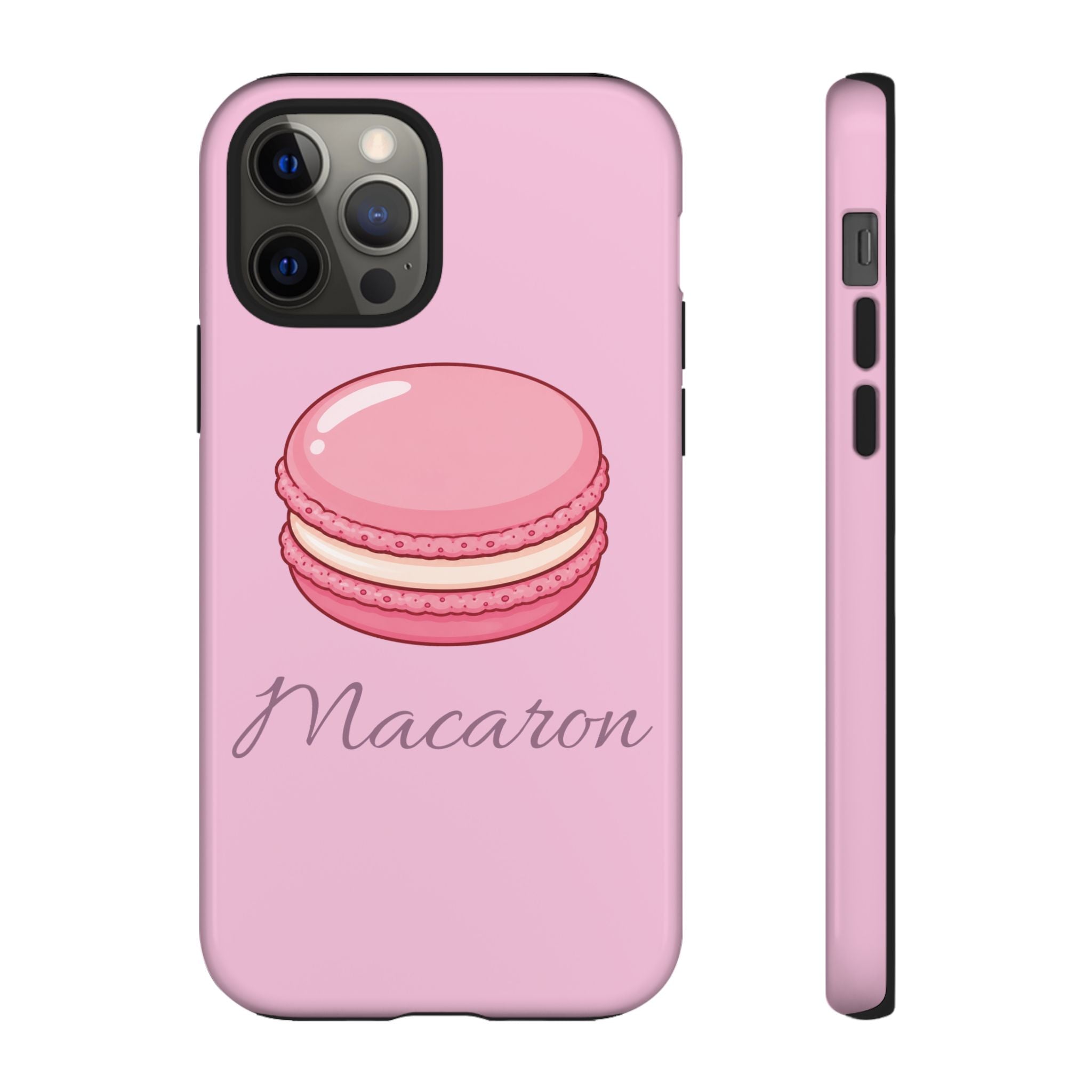 Macaron Phone Case — Cute Dessert Illustration
