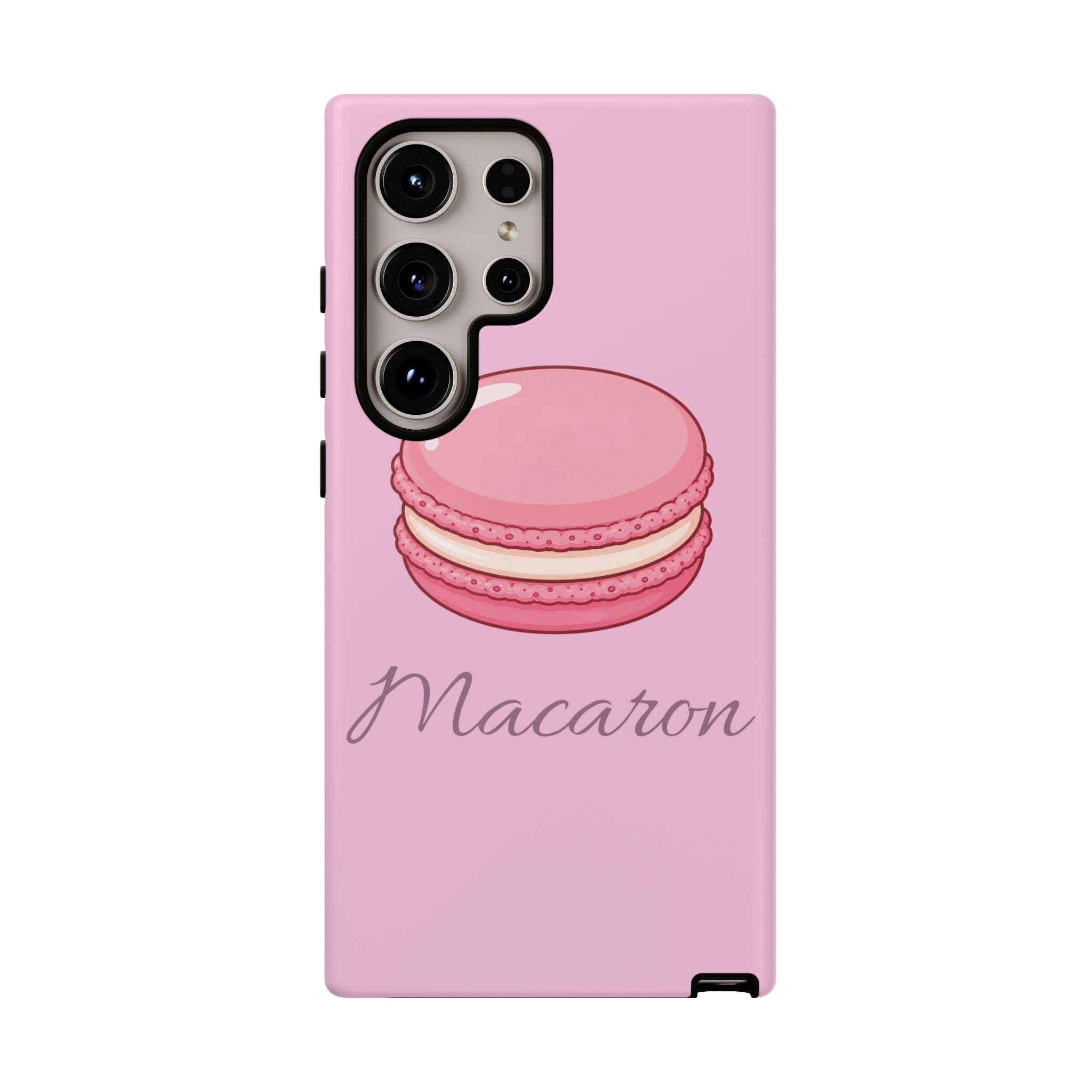 Macaron Phone Case — Cute Dessert Illustration