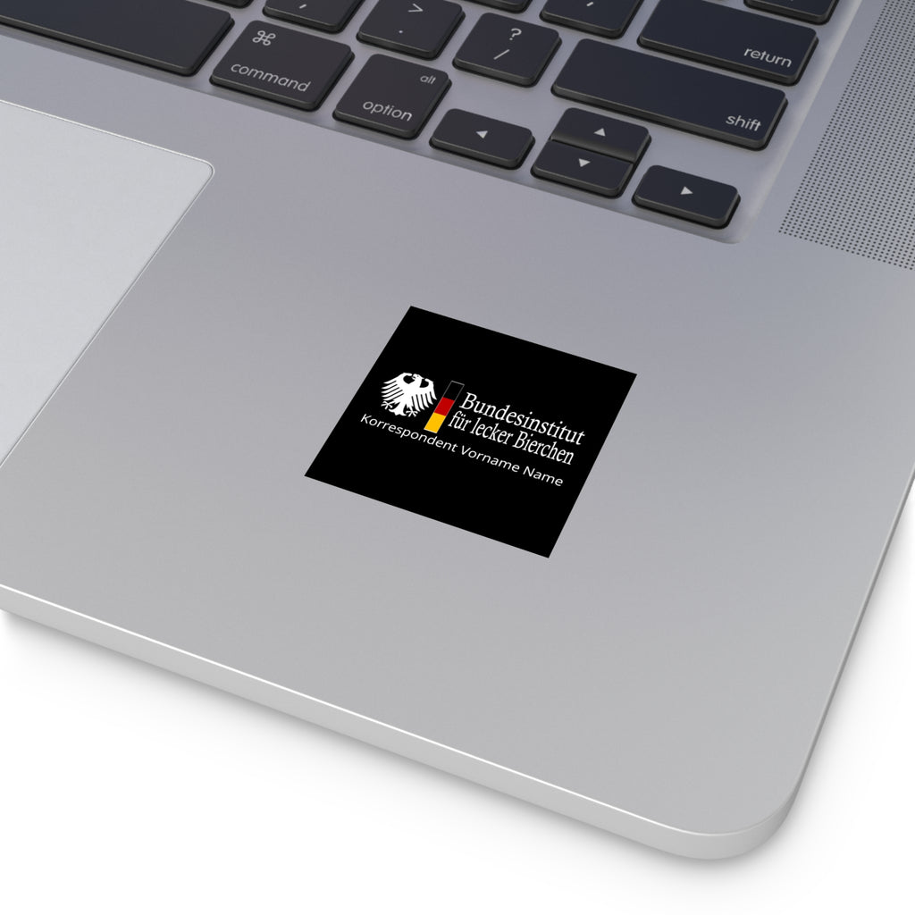 Vinyl Sticker — "Bundesinstitut für lecker Bierchen"