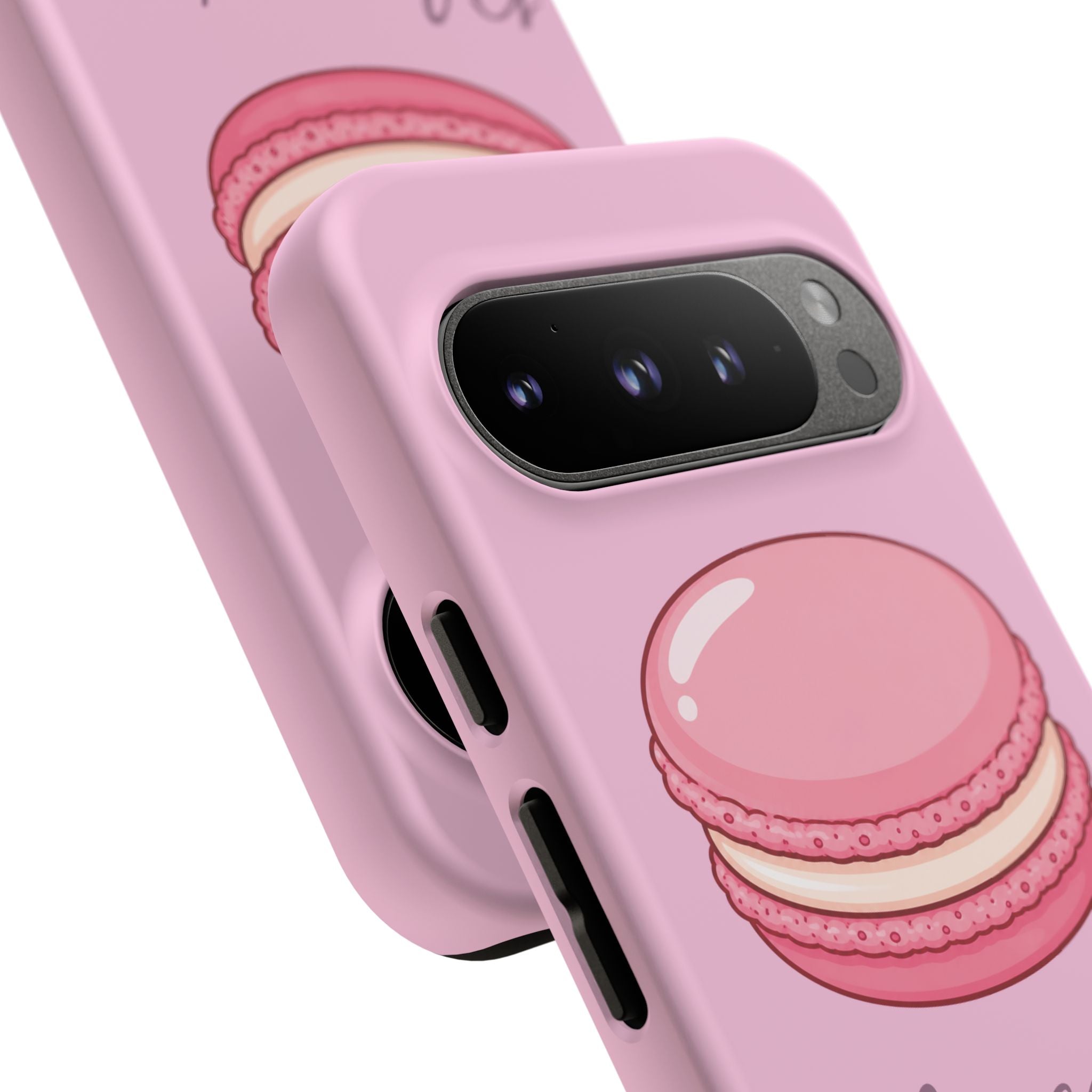 Macaron Phone Case — Cute Dessert Illustration
