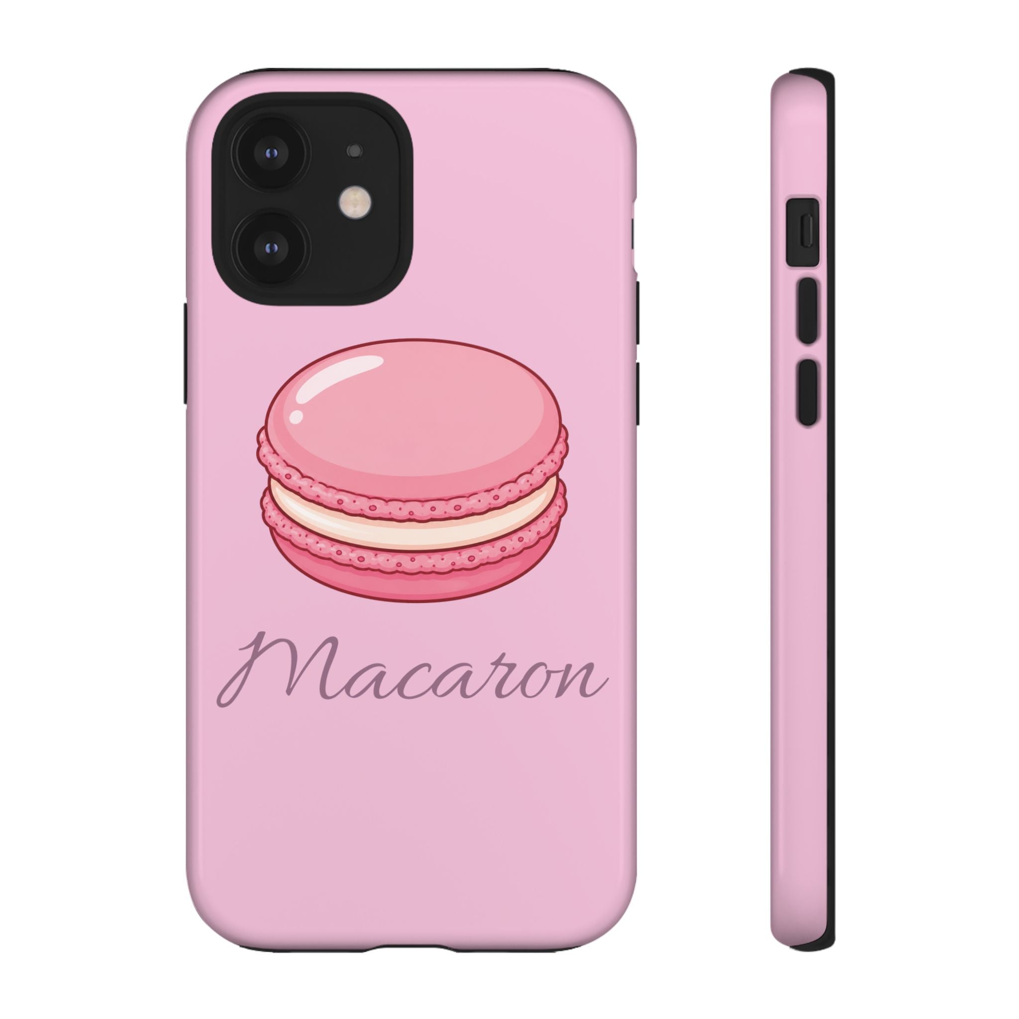Macaron Phone Case — Cute Dessert Illustration