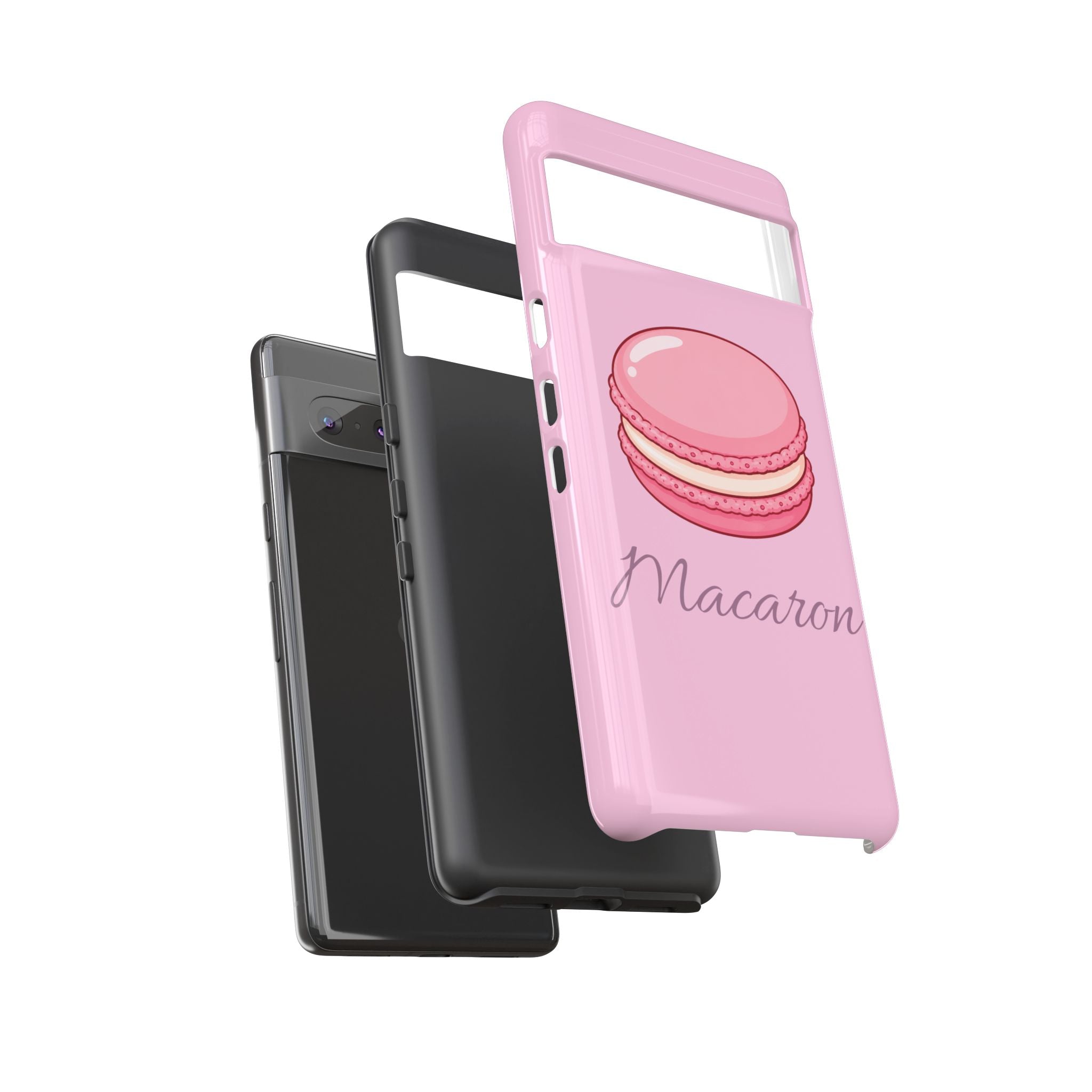 Macaron Phone Case — Cute Dessert Illustration