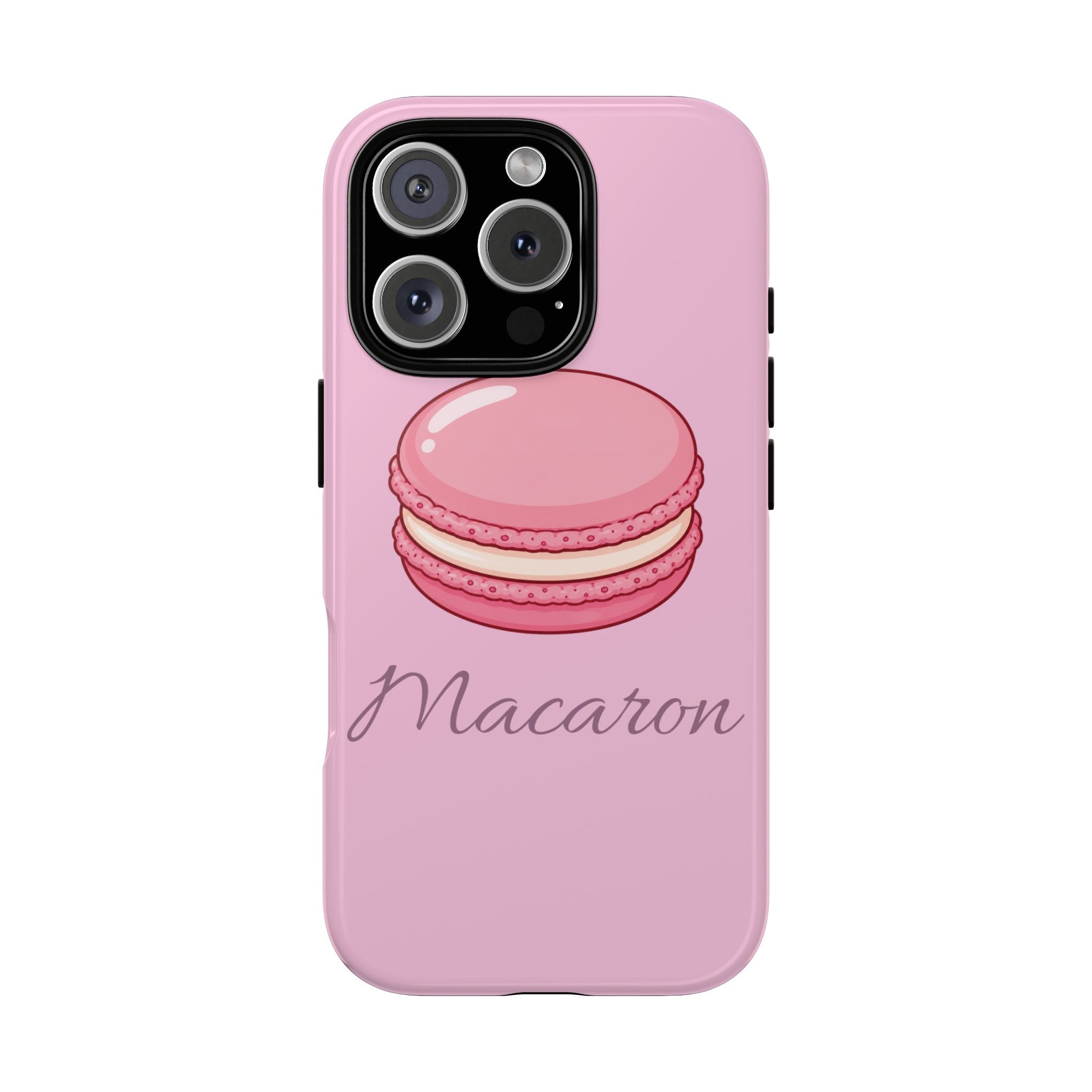 Macaron Phone Case — Cute Dessert Illustration
