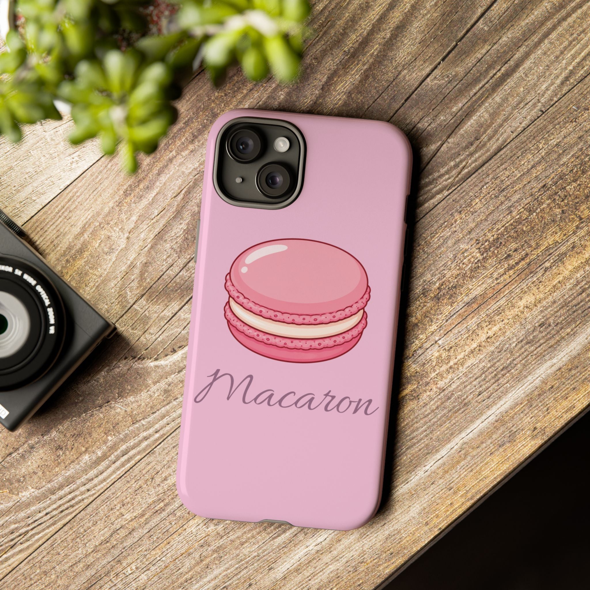 Macaron Phone Case — Cute Dessert Illustration