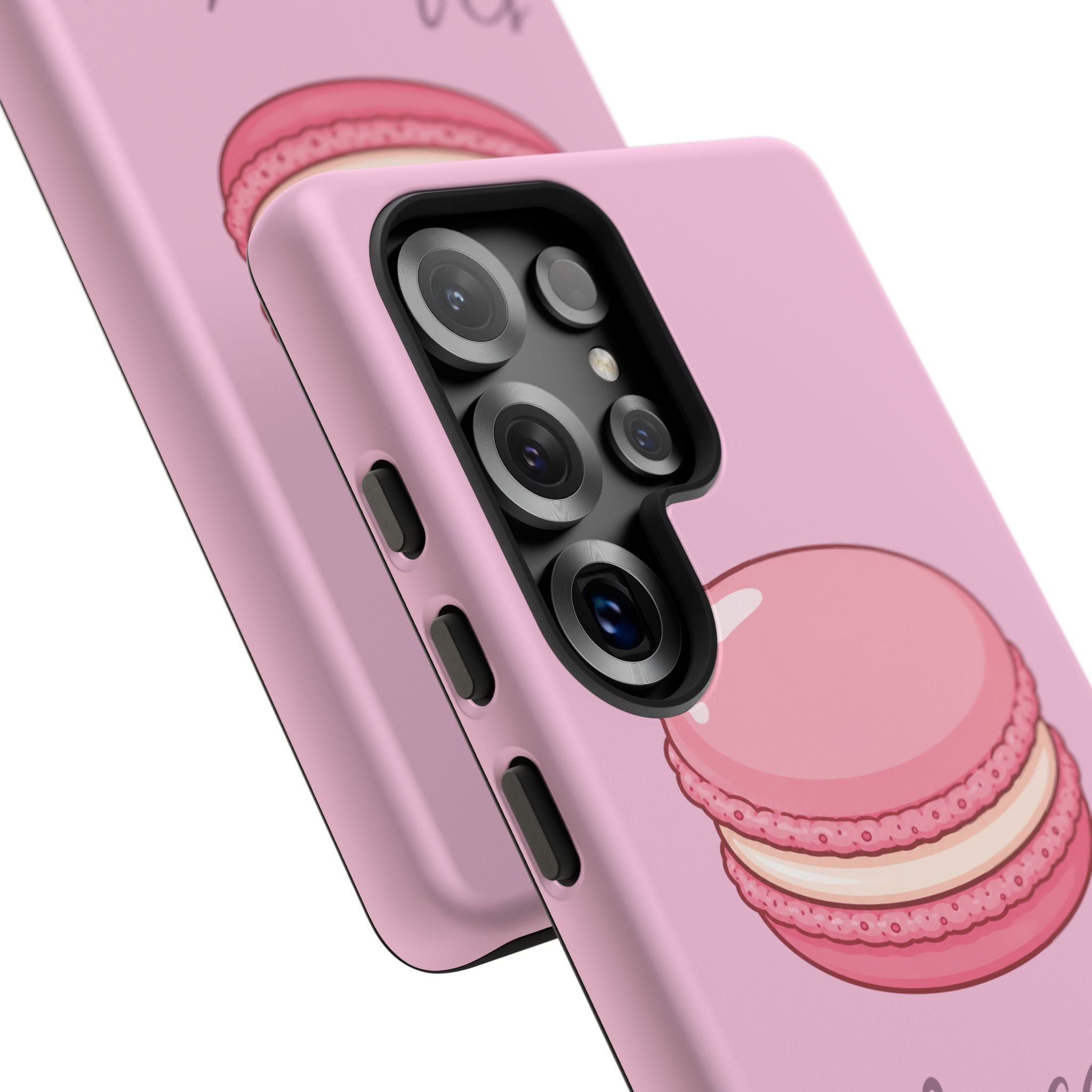 Macaron Phone Case — Cute Dessert Illustration