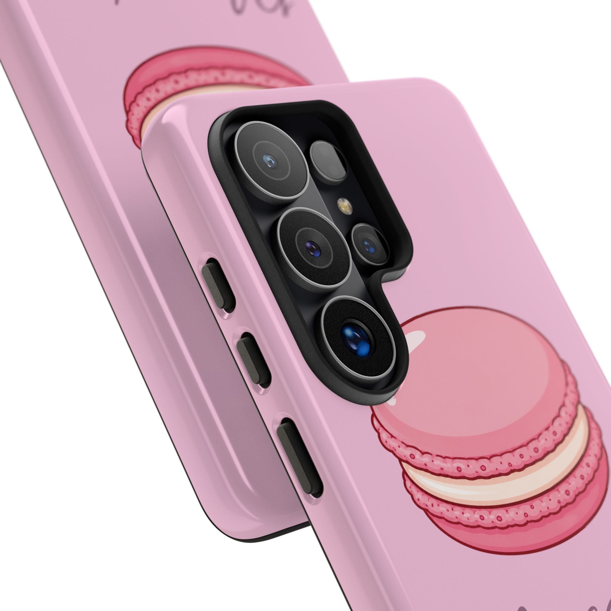 Macaron Phone Case — Cute Dessert Illustration