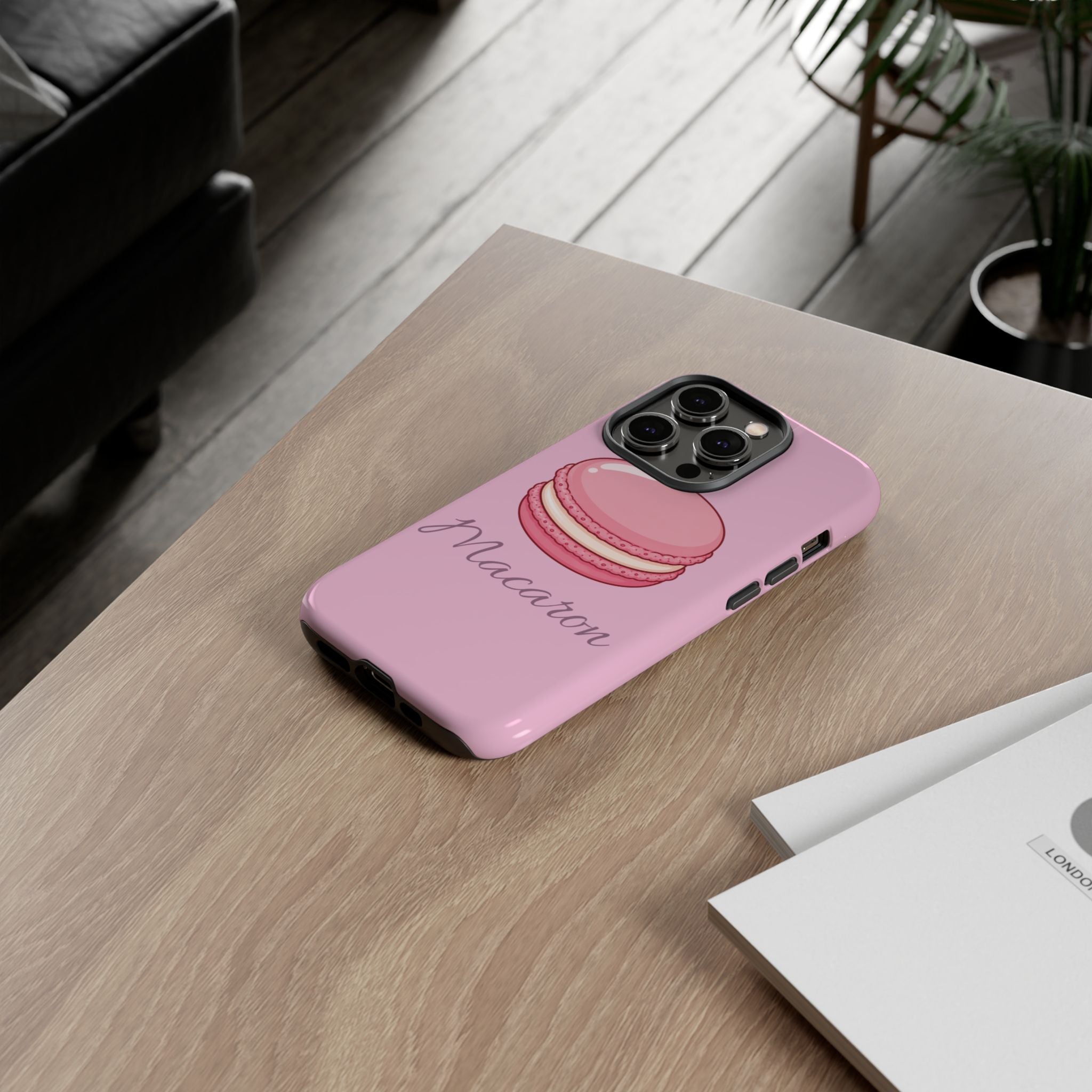 Macaron Phone Case — Cute Dessert Illustration