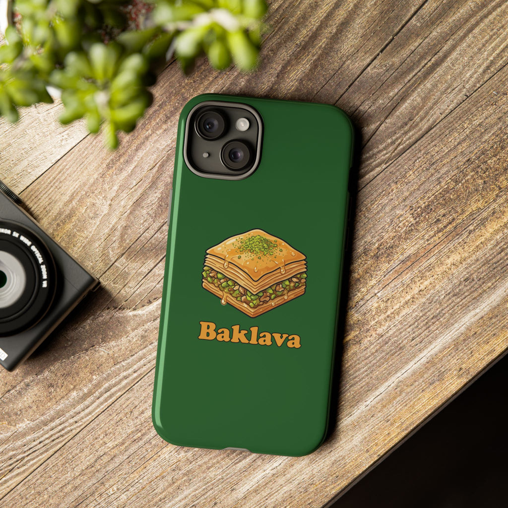 Baklava Phone Case — Cute Dessert Illustration