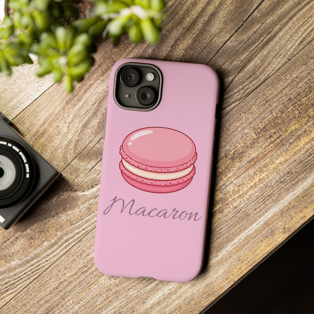 Macaron Phone Case — Cute Dessert Illustration